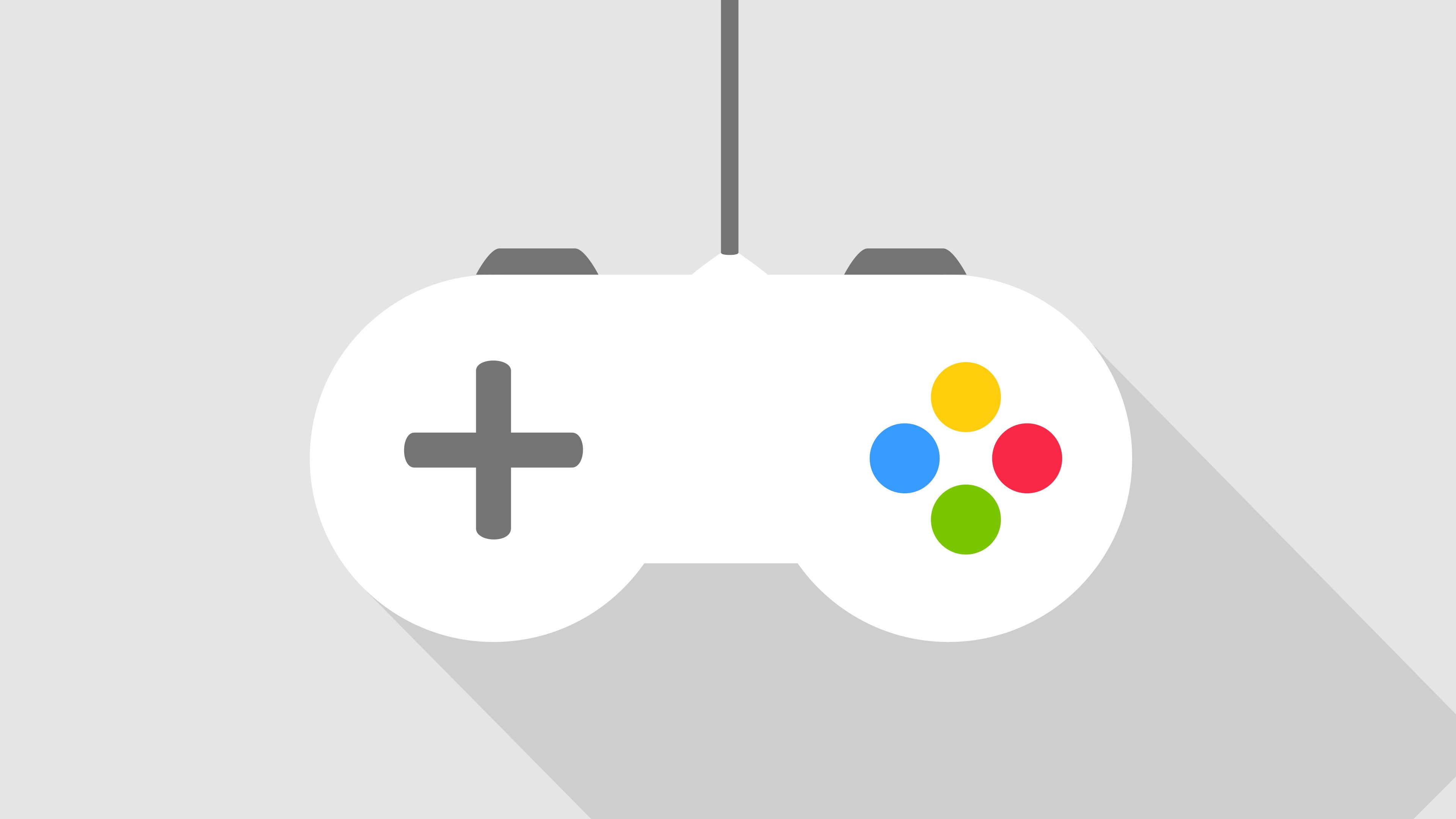 gray, minimalism, SNES, 4K, gamers, controllers, video games, HD Wallpaper