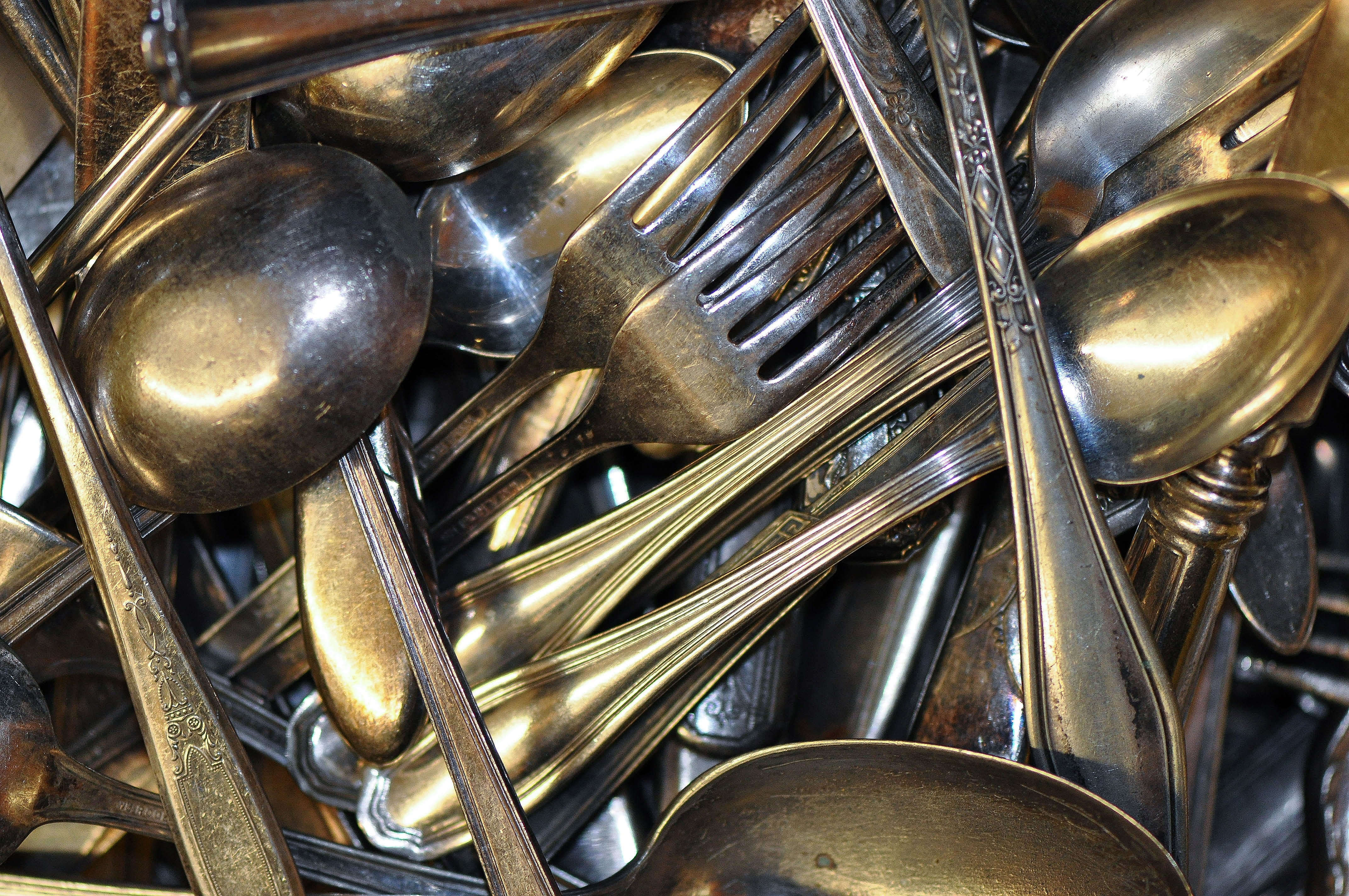 silver colored, vintage, container, large group of objects, silver, cafe, place, silver - metal, household equipment, dishware, tableware, lunch, cooking, HD Wallpaper