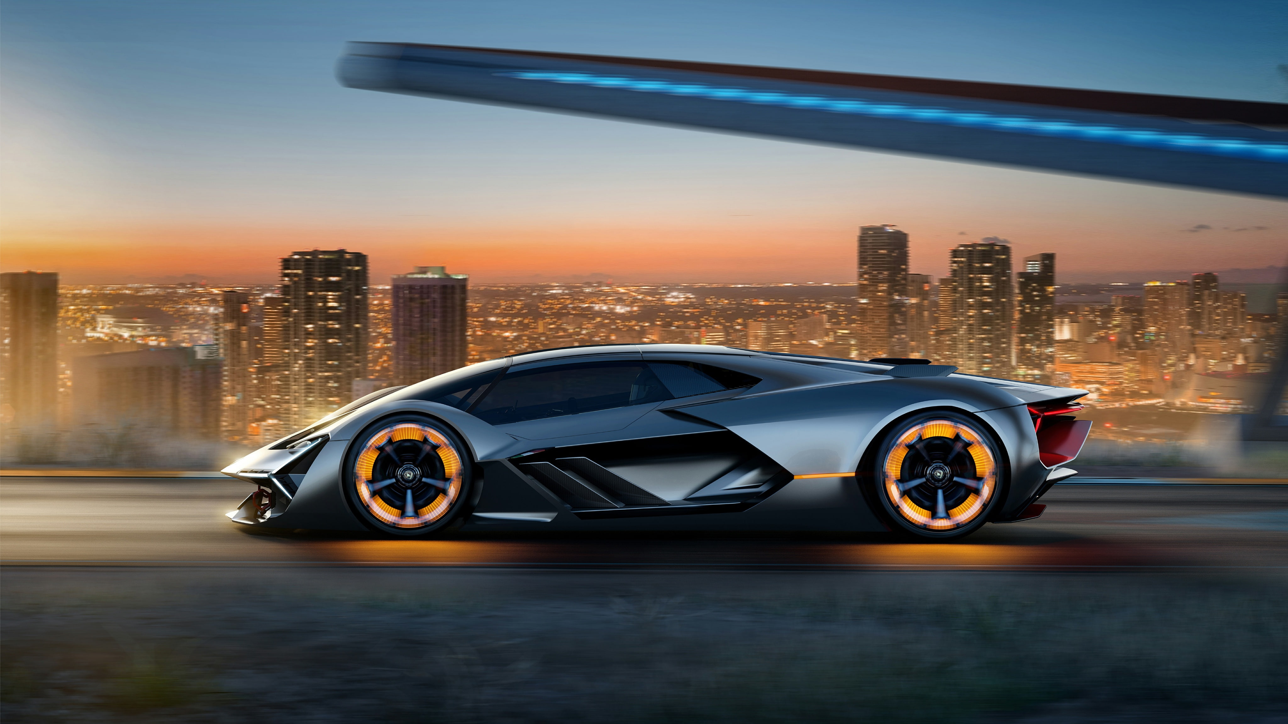 Vehicle, Car, Lamborghini Terzo Millennio, Supercar, Black Car, 4K, Sport Car, Lamborghini, HD Wallpaper