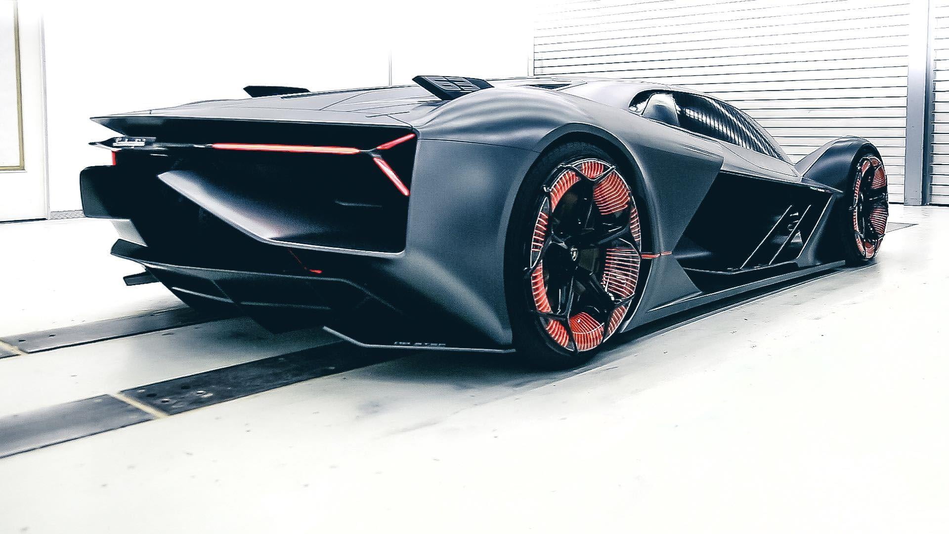 terzo, car, millennio, 1080P, concept, lamborghini, HD Wallpaper