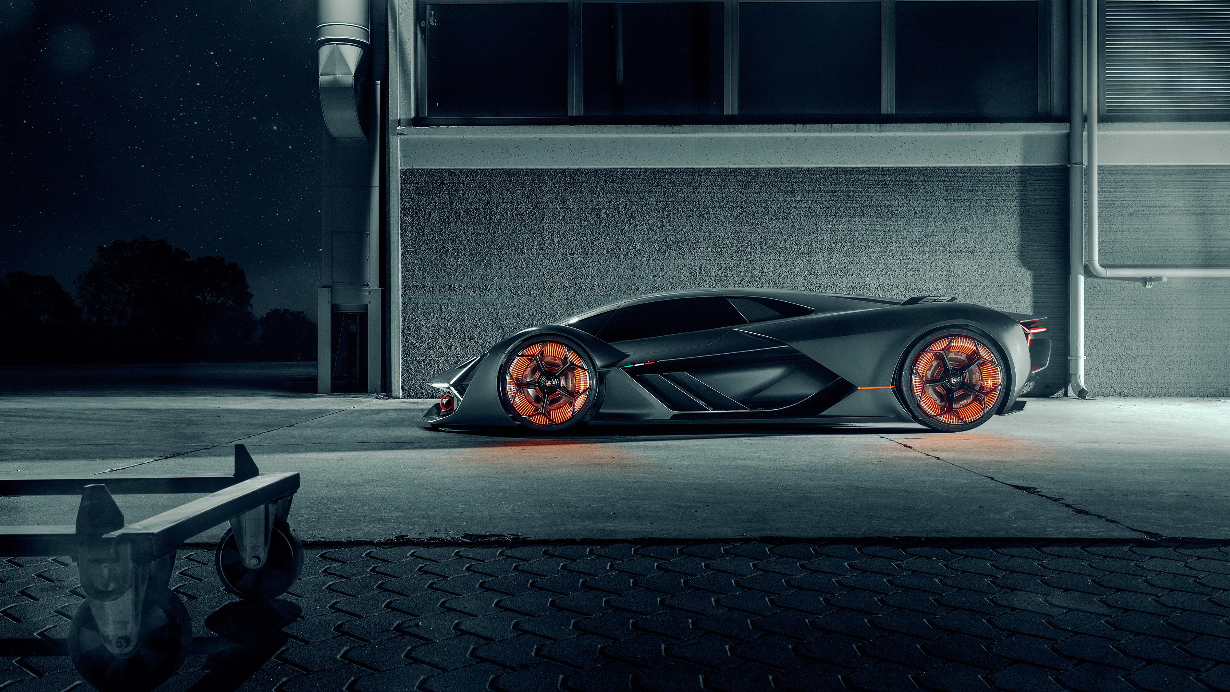 illuminated, mode of transportation, car, day, 2019, wheel, built structure, footpath, 4K, luxury, transparent, city, reflection, no people, terzo, outdoors, HD Wallpaper