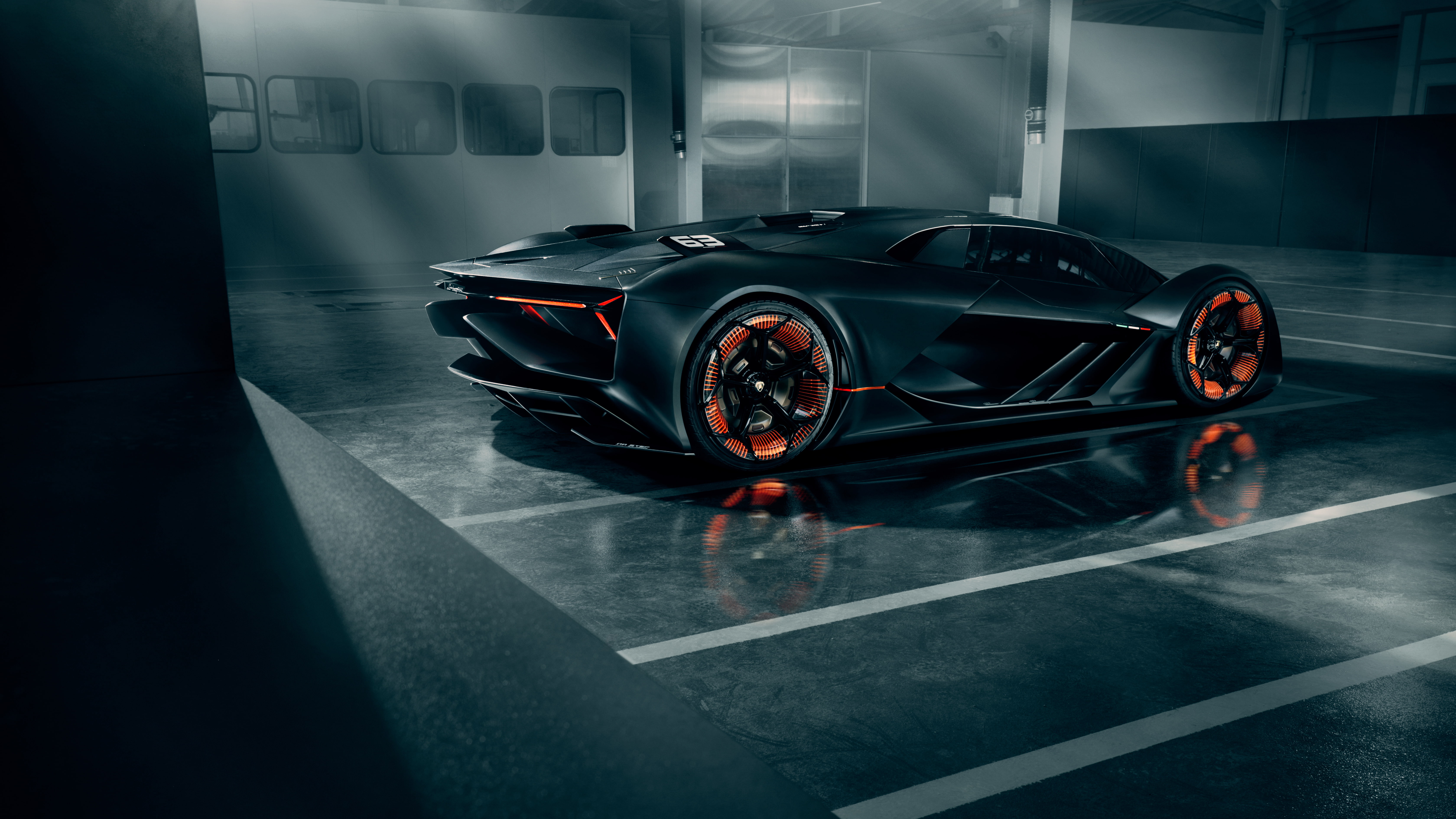 5K, luxury, no people, indoors, land vehicle, View, table, motor vehicle, k, mode of transportation, absence, reflection, Rear, illuminated, transportation, HD Wallpaper