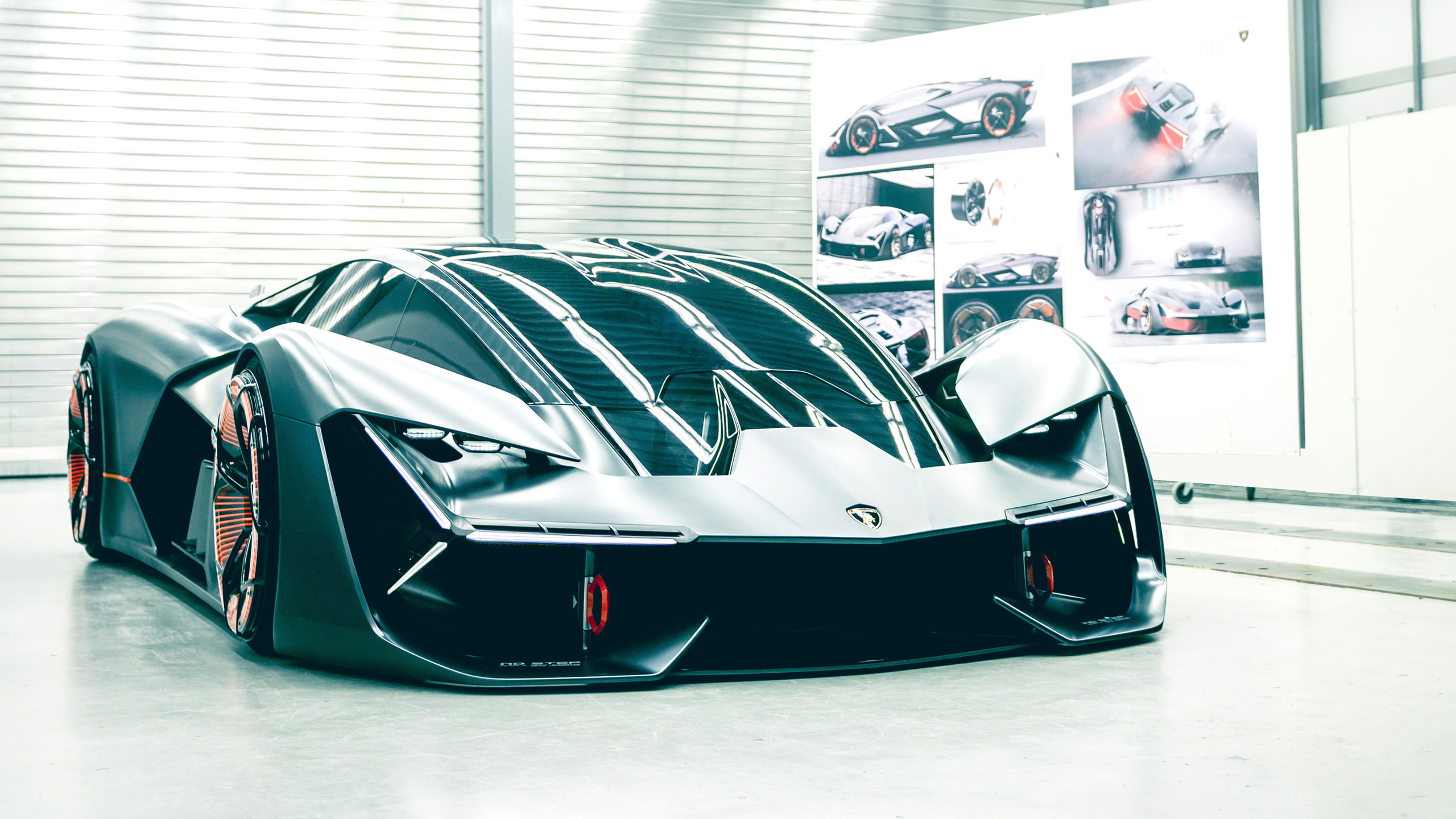 Supercar, 2K, Terzo, Lamborghini, Millennio, HD Wallpaper