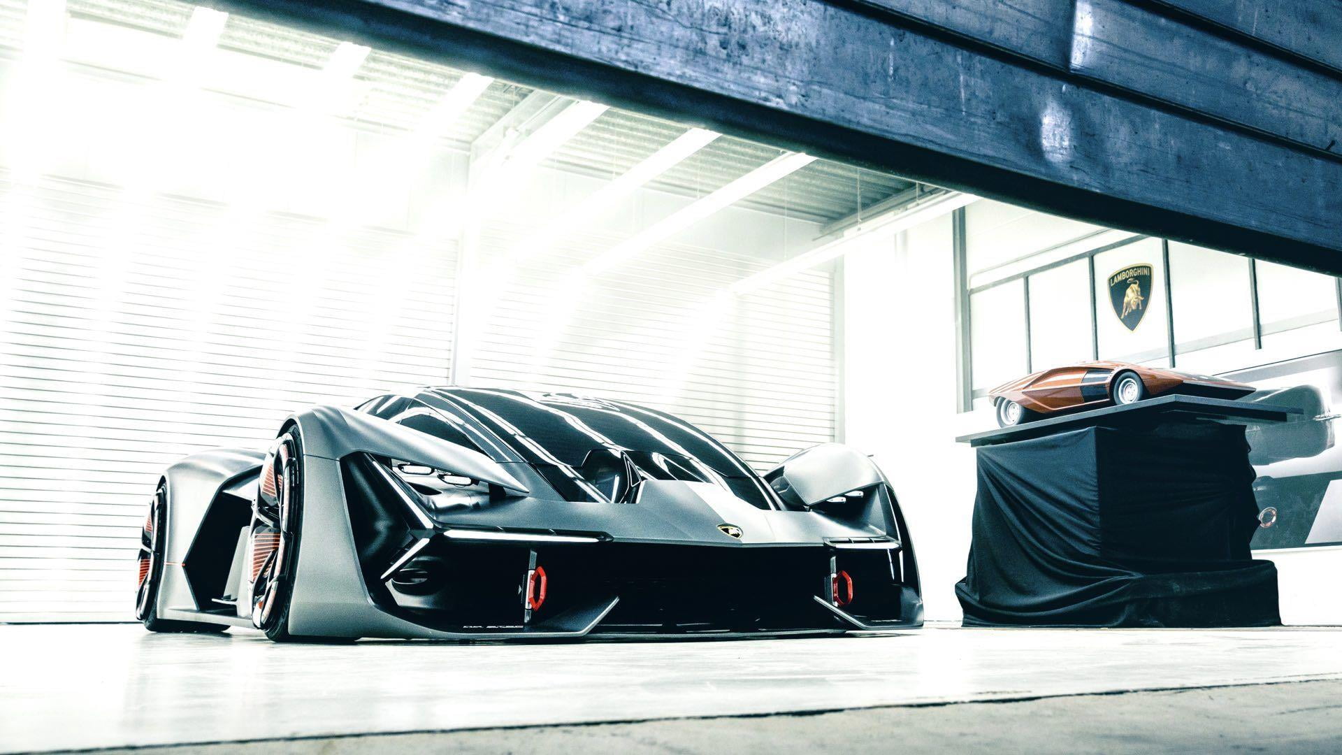 1080P, millennio, concept, car, lamborghini, terzo, HD Wallpaper
