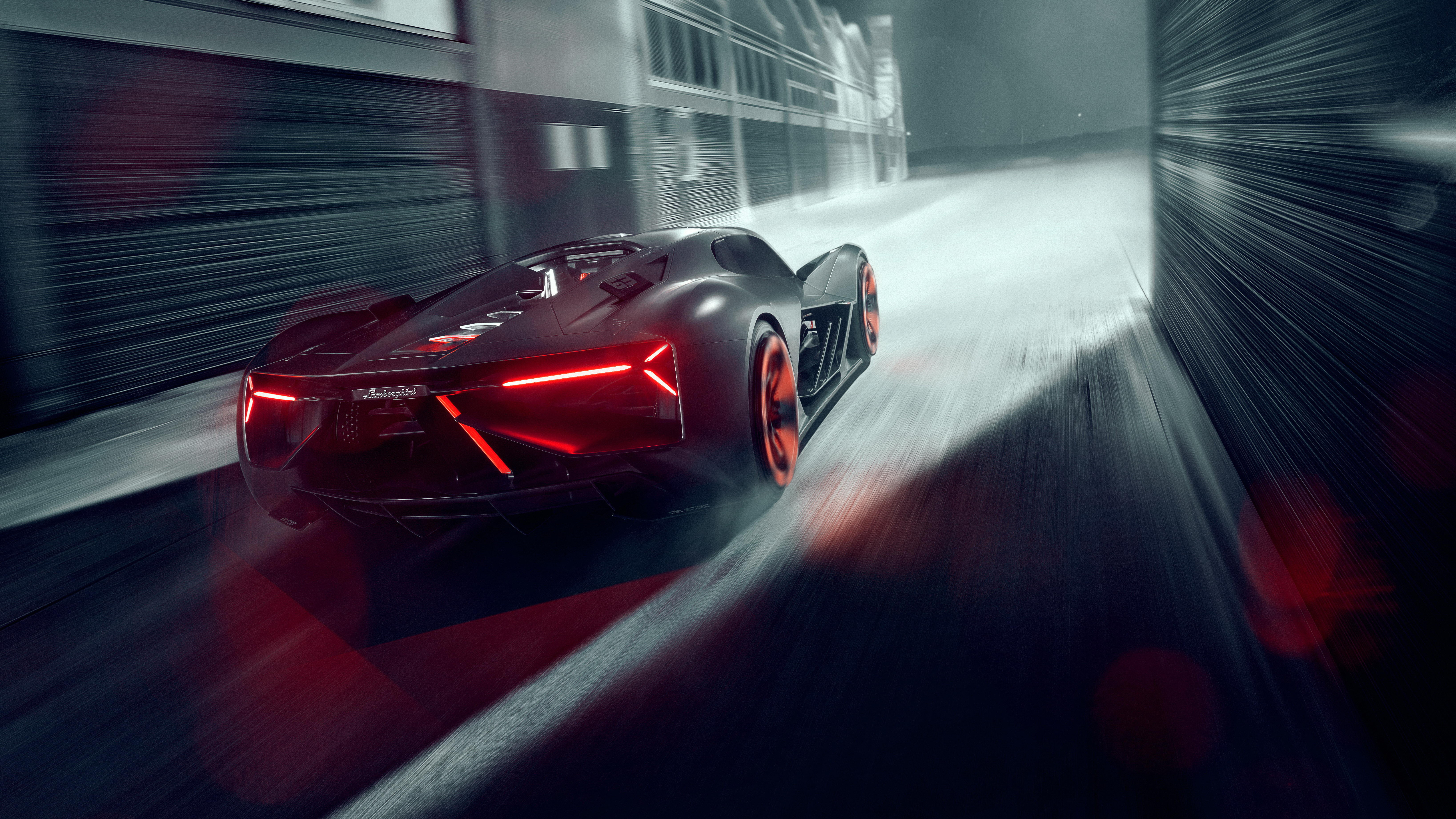 rear, 5k-hd, tire, 2019, motion, speed, sports car, sport, motor racing track, millennio, racecar, 5K, red, wheel, motor vehicle, mode of transportation, HD Wallpaper