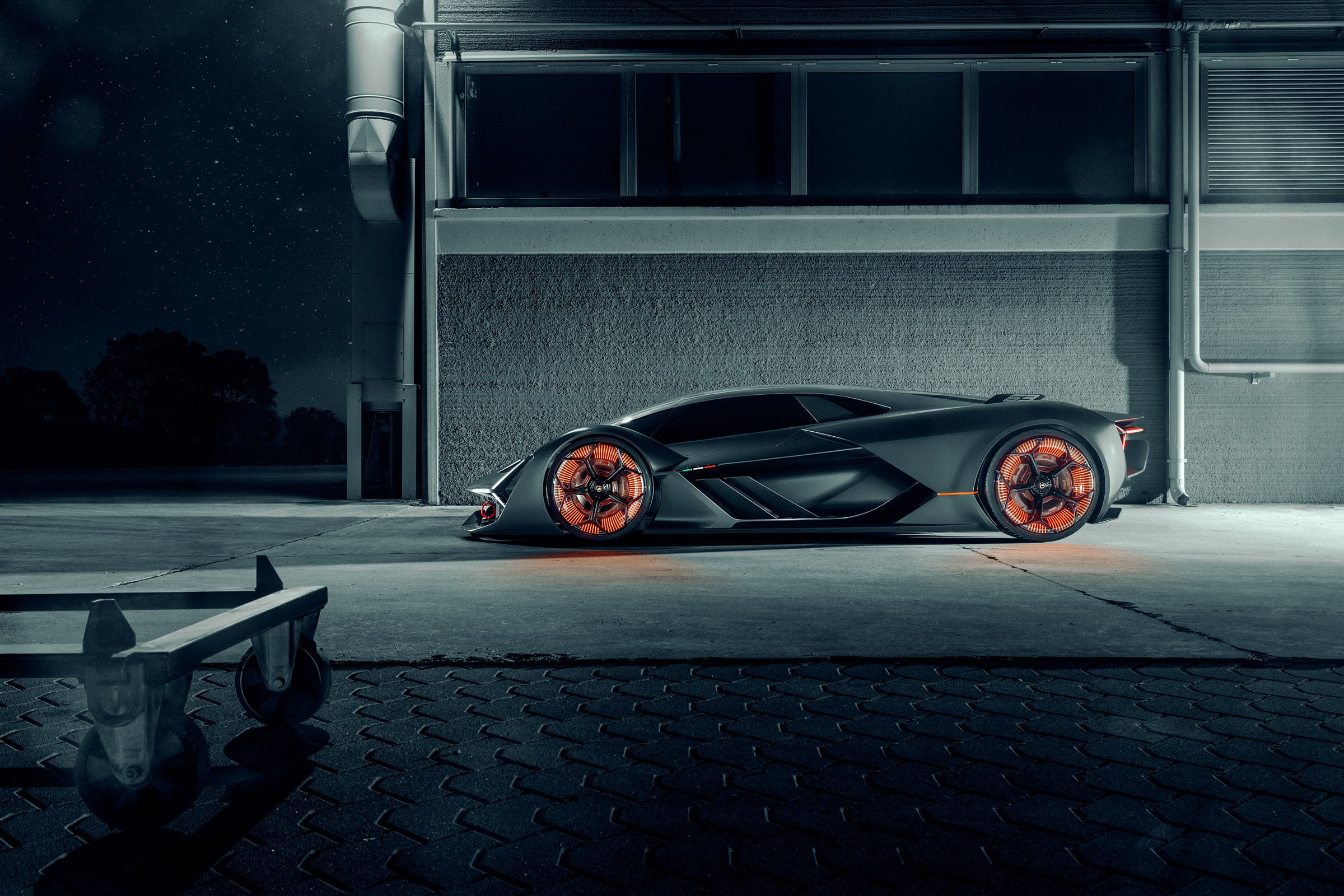 Sport Car, Car, Supercar, Vehicle, Lamborghini, 1080P, Lamborghini Terzo Millennio, HD Wallpaper