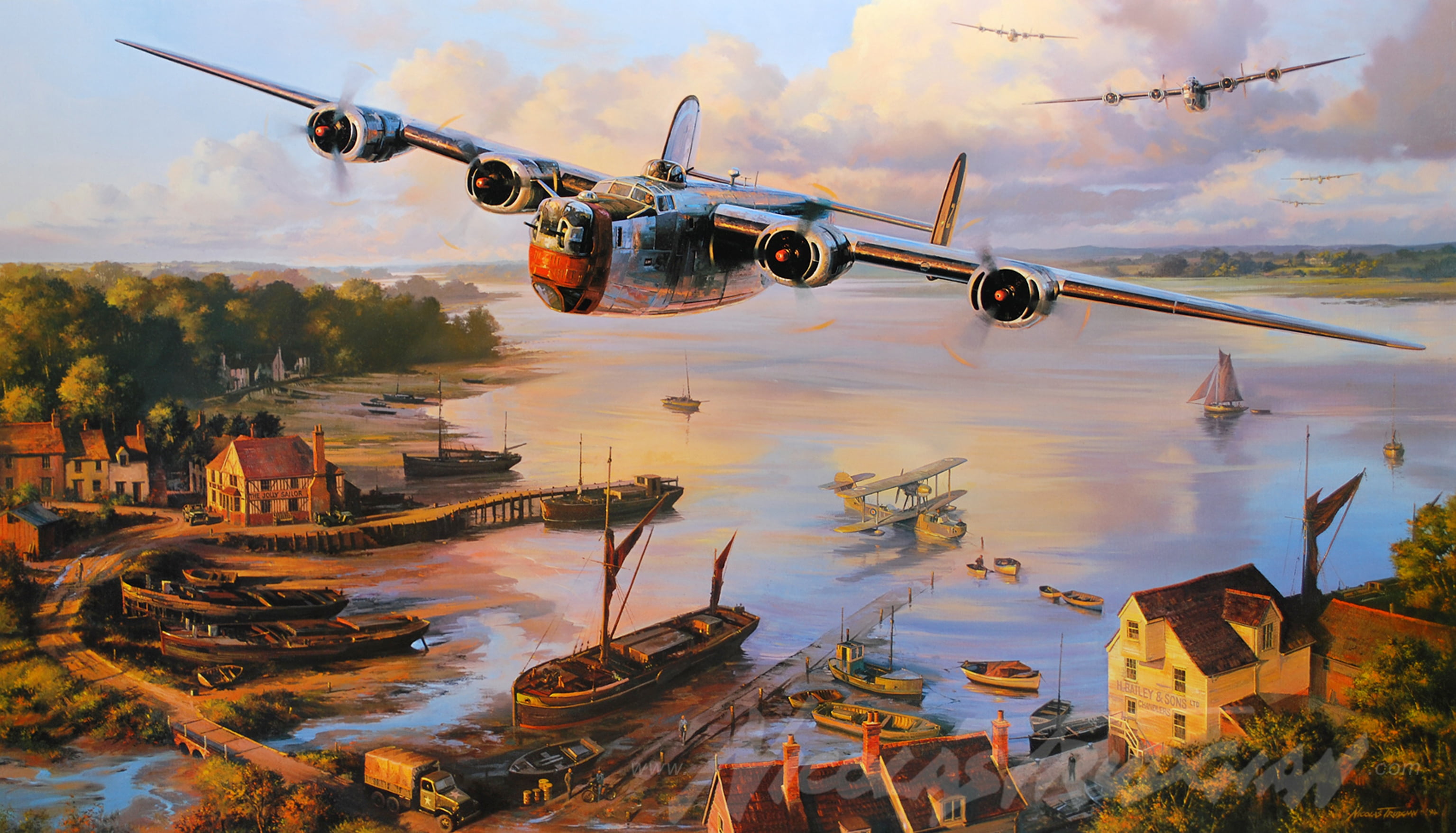 commercial Airplane, engine, aircraft, nature, helicopter, plant, aircraft Wing, travel, 2K, dogfight, b24 liberator, mode of transportation, aviation, HD Wallpaper