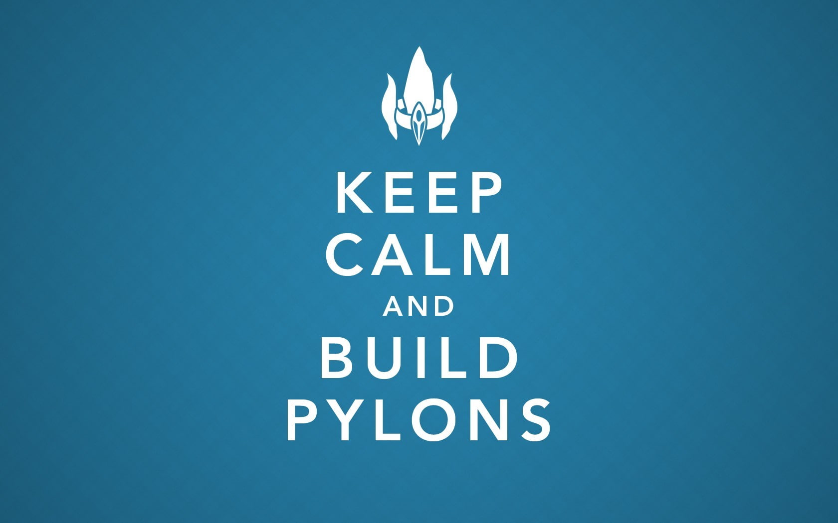 Protoss, typography, Starcraft II, 720P, HD Wallpaper