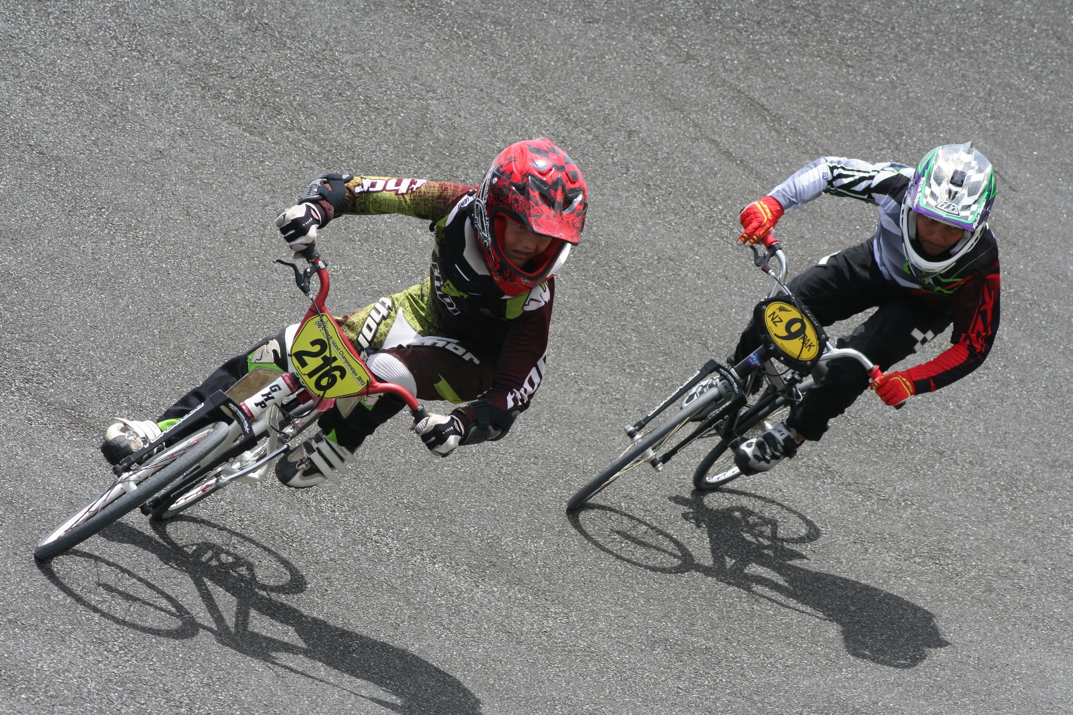 people, adult, athlete, biking, sports clothing, Bmx, sports Helmet, real people, competition, cycling, high angle view, speed, road, bike, 2K, competitive Sport, HD Wallpaper