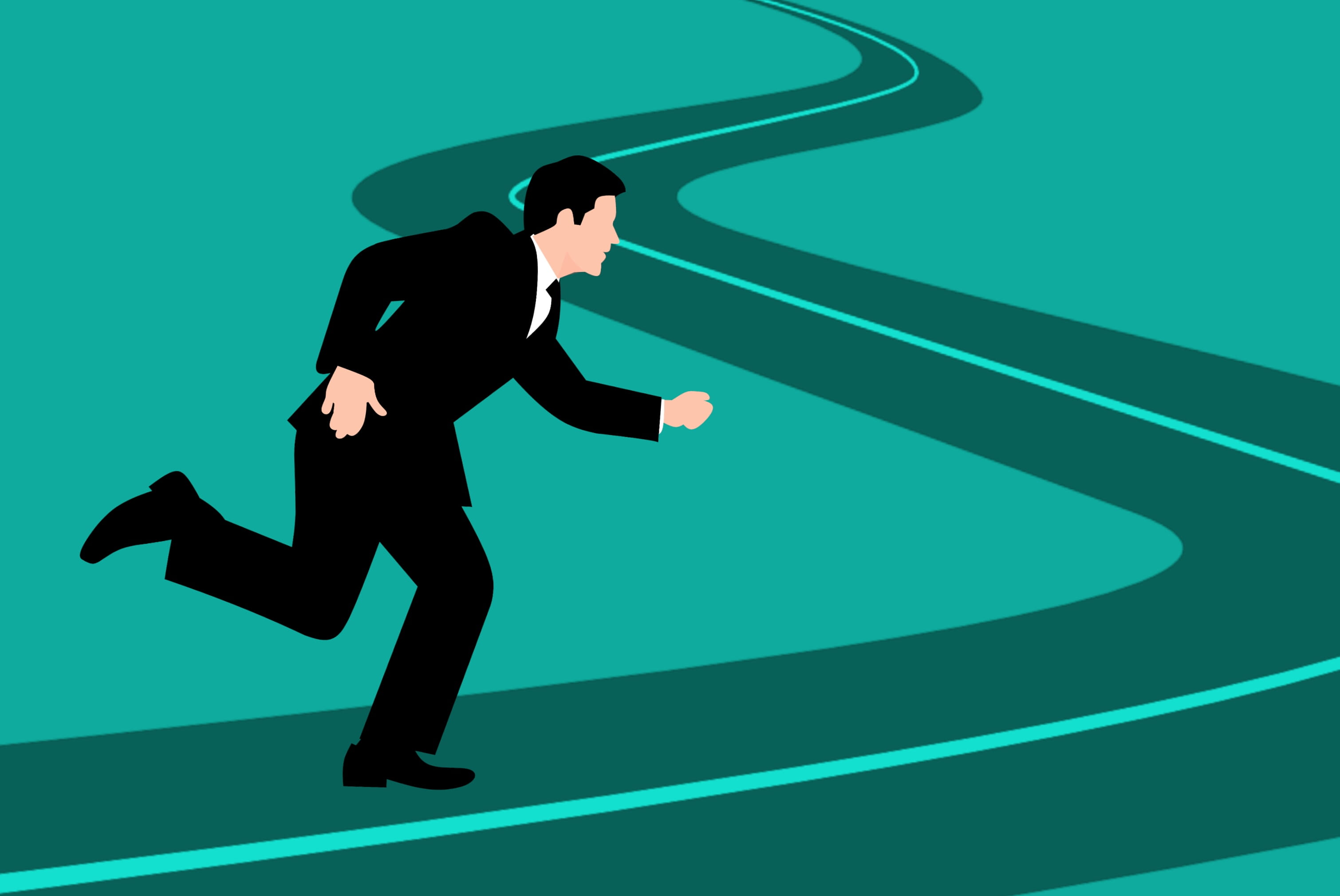 man, away, choose, run, illustration, field, future, males, business, adventure, communication, men, career, growing, way, business person, one person, HD Wallpaper