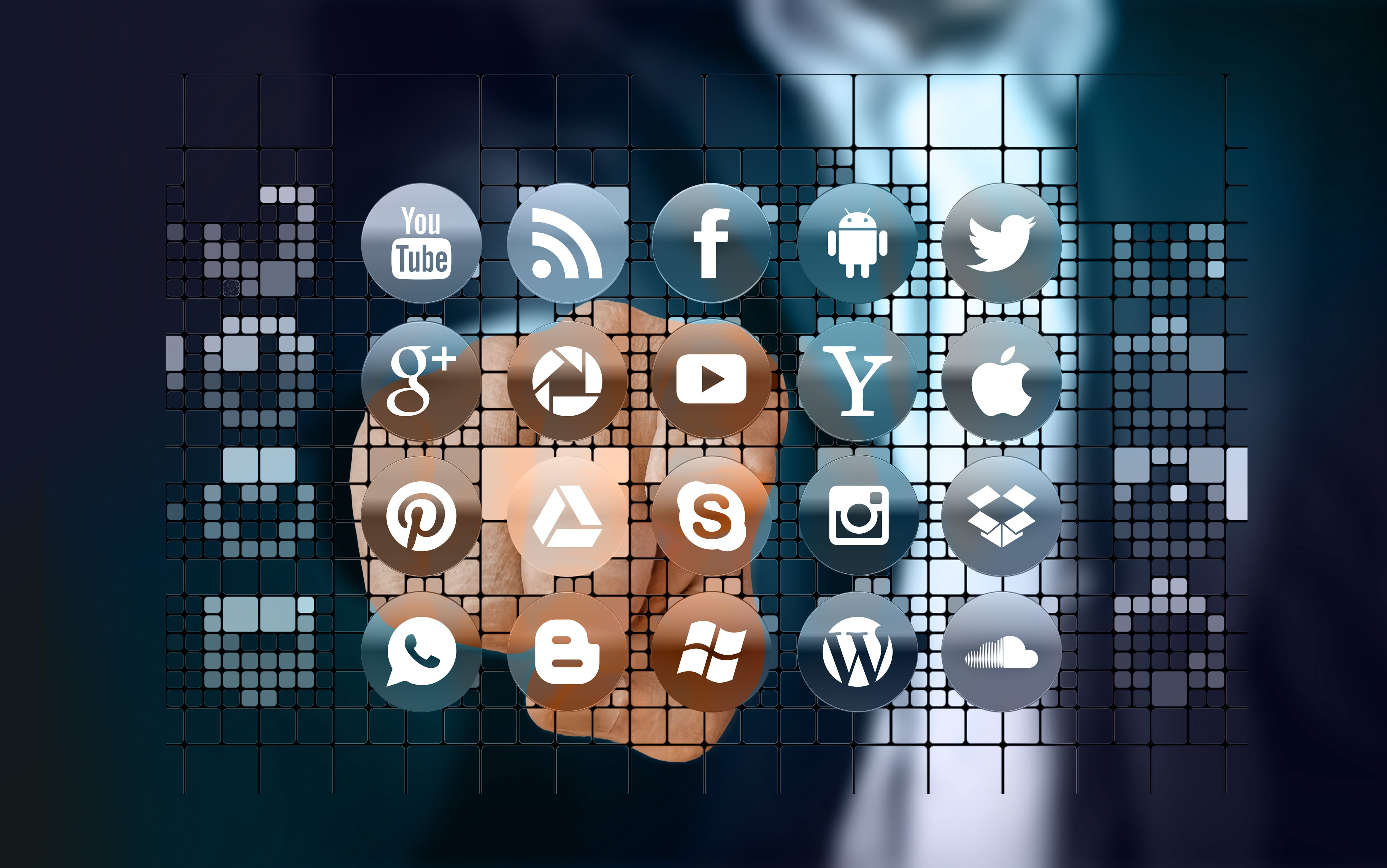 facebook, indoors, text, idea, competence, concept, screen, solution, solutions, networks, wireless technology, logo, presentation, implementation, connection, HD Wallpaper