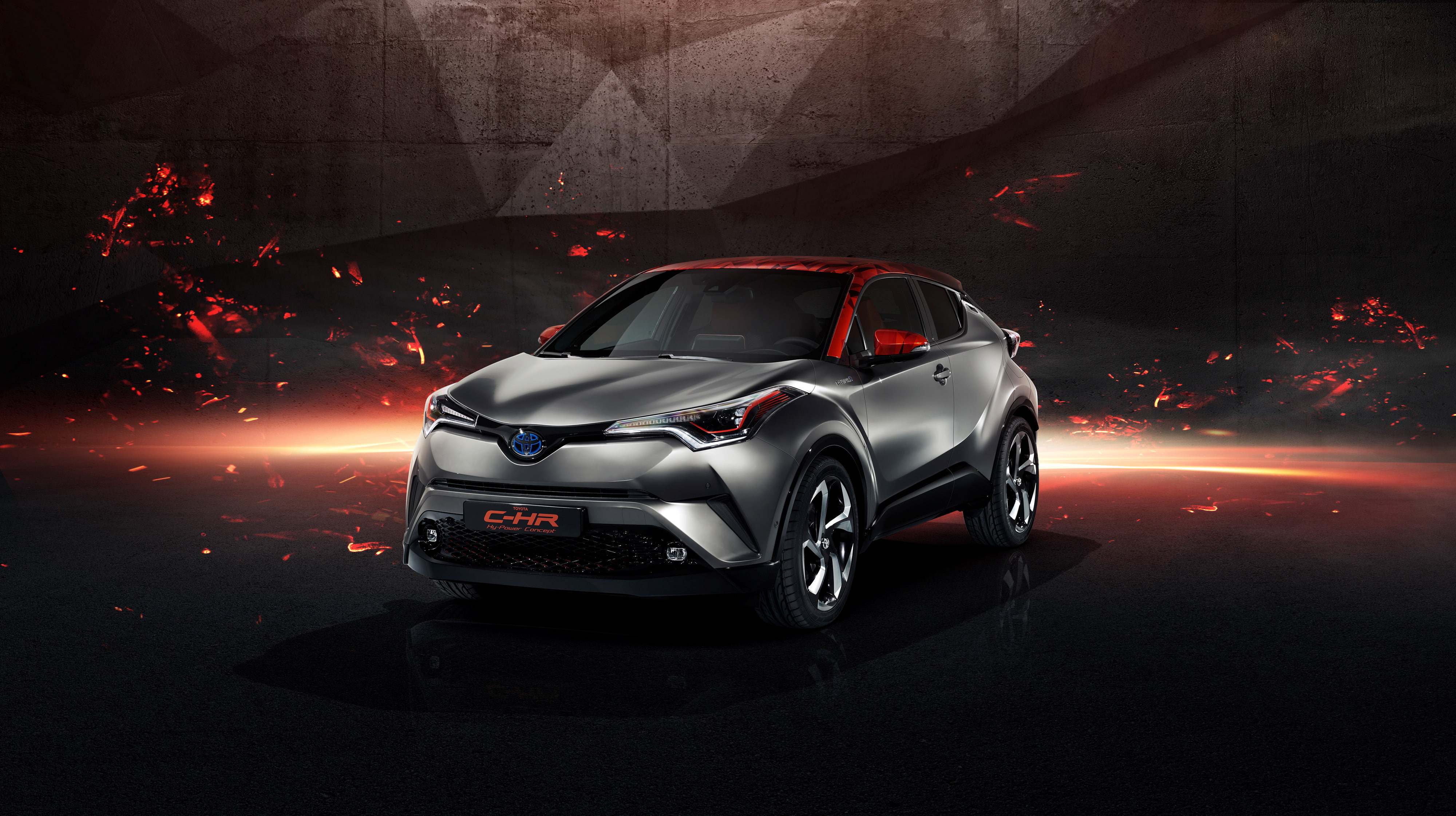 Frankfurt Motor Show, 2017, 4K, 4K, Toyota C-HR Hy-Power Concept, HD Wallpaper