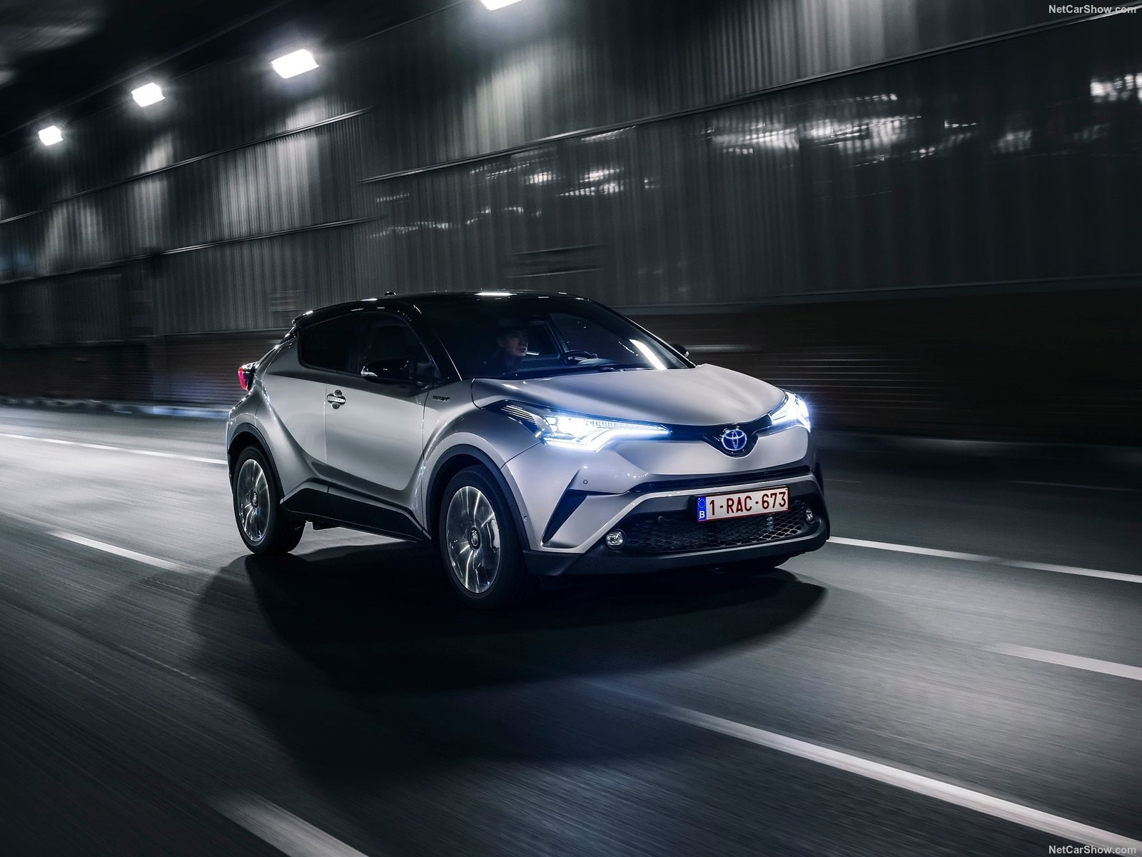 720P, c-hr, suv, cars, silver, toyota, HD Wallpaper