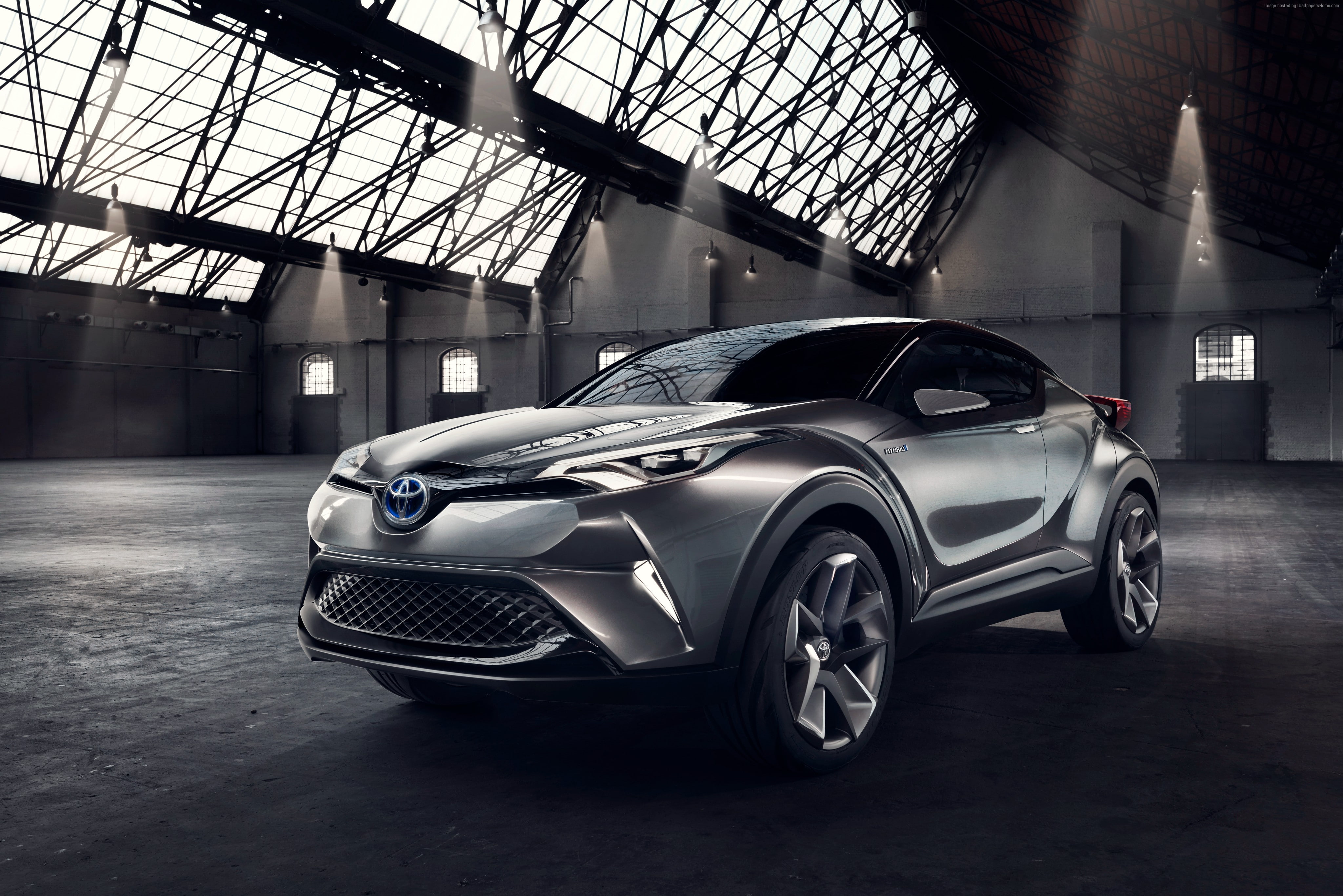 sports car, Frankfurt 2015, concept, Toyota, Toyota C-HR, 4K, HD Wallpaper