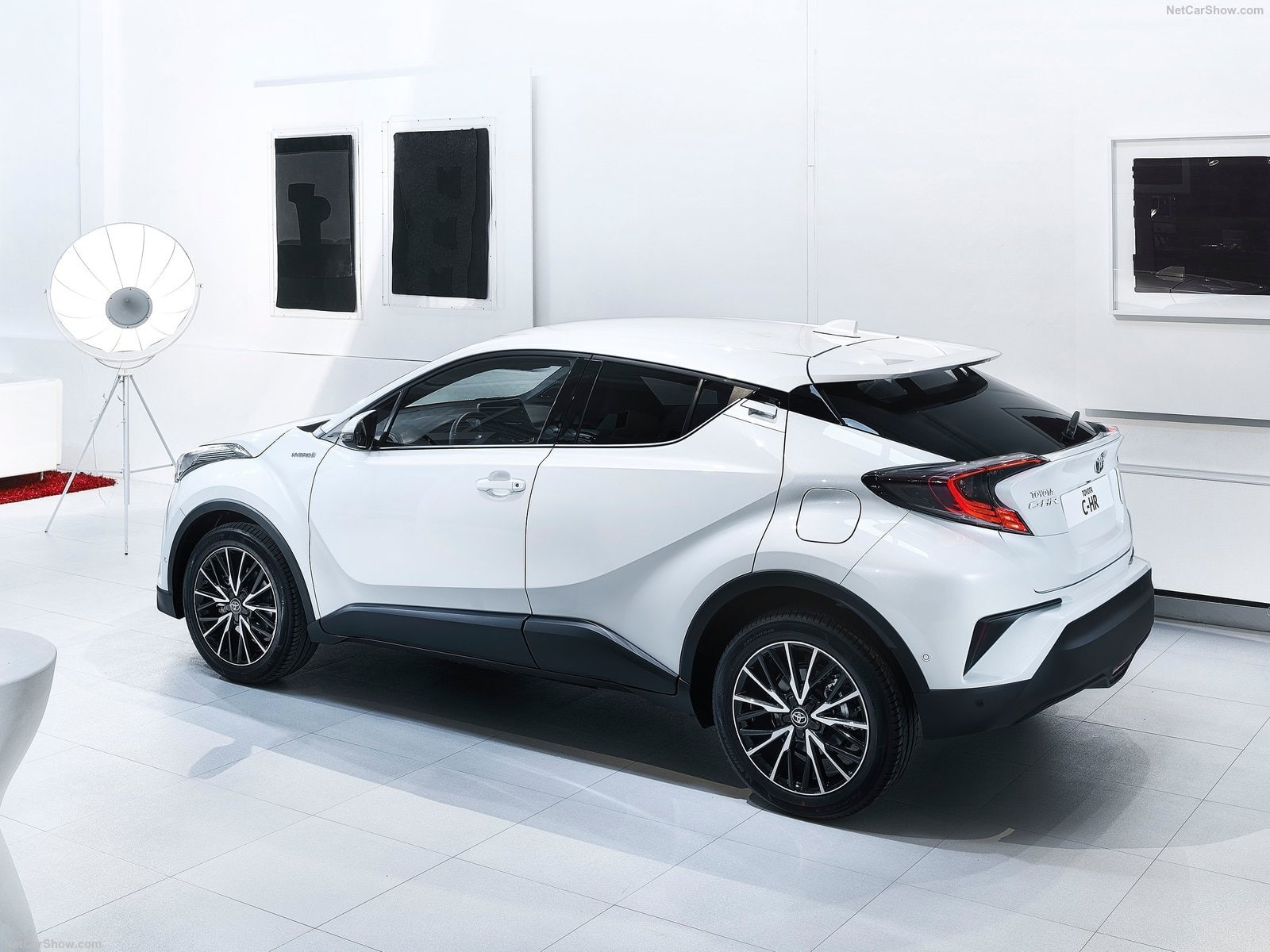 suv, toyota, white, c-hr, 720P, cars, HD Wallpaper