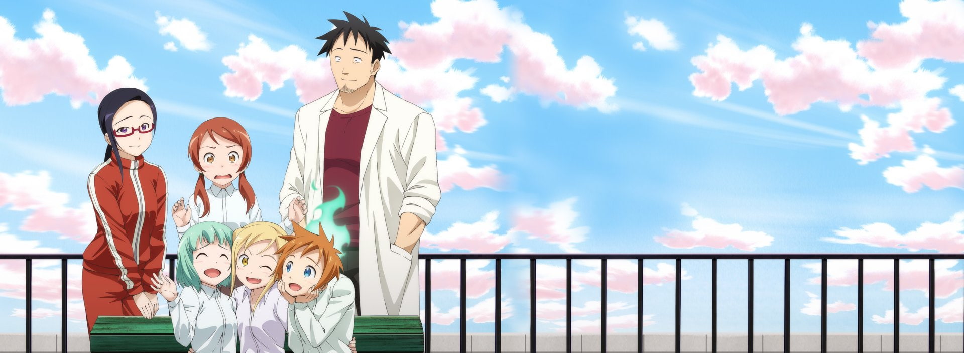 Anime, 1080P, Yuki Kusakabe, Himari Takanashi, Hikari Takanashi, Tetsuo Takahashi, Kyouko Machi, Sakie Satou, Interviews With Monster Girls, HD Wallpaper