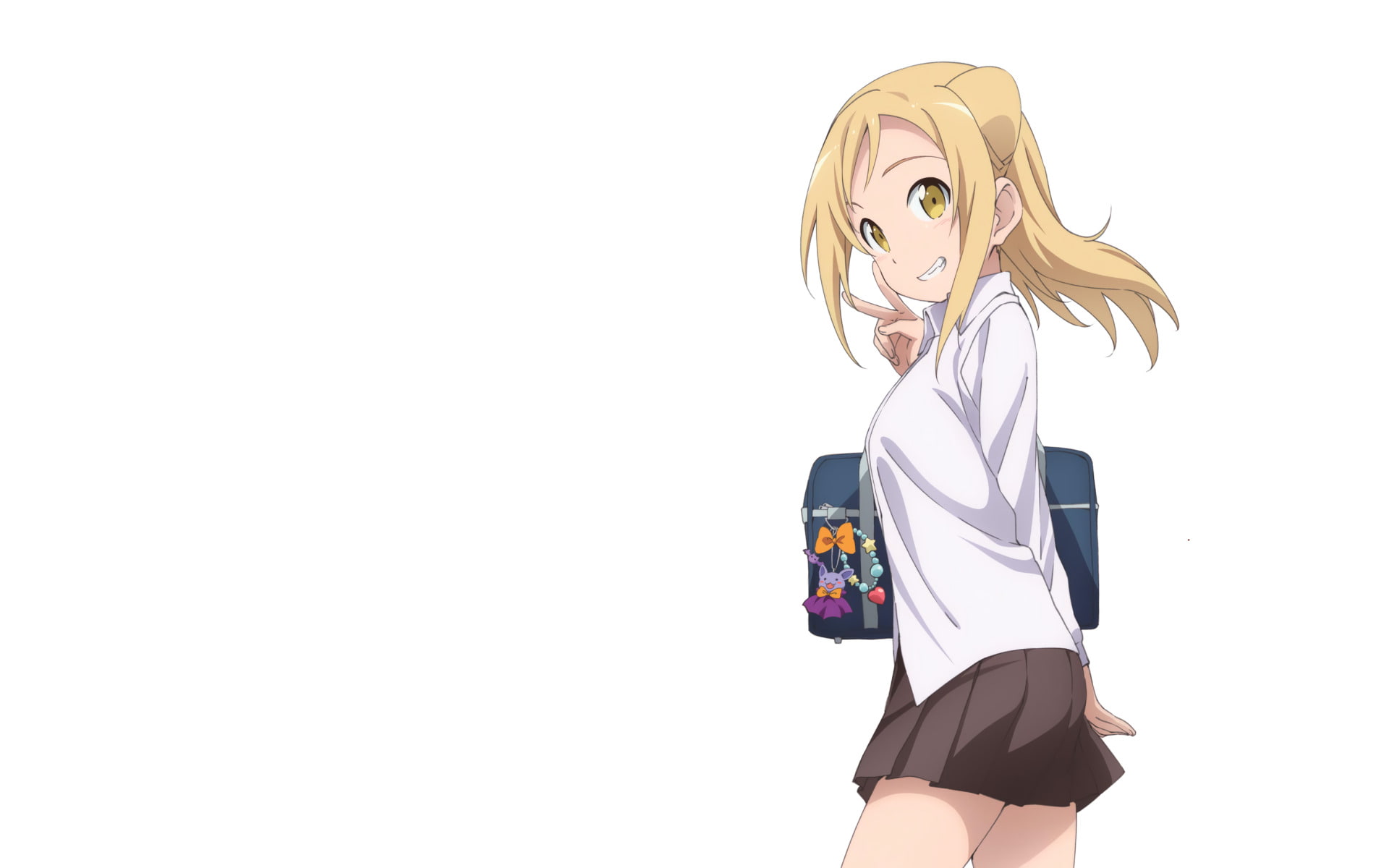 Hikari Takanashi, Anime, Interviews With Monster Girls, 1080P, HD Wallpaper