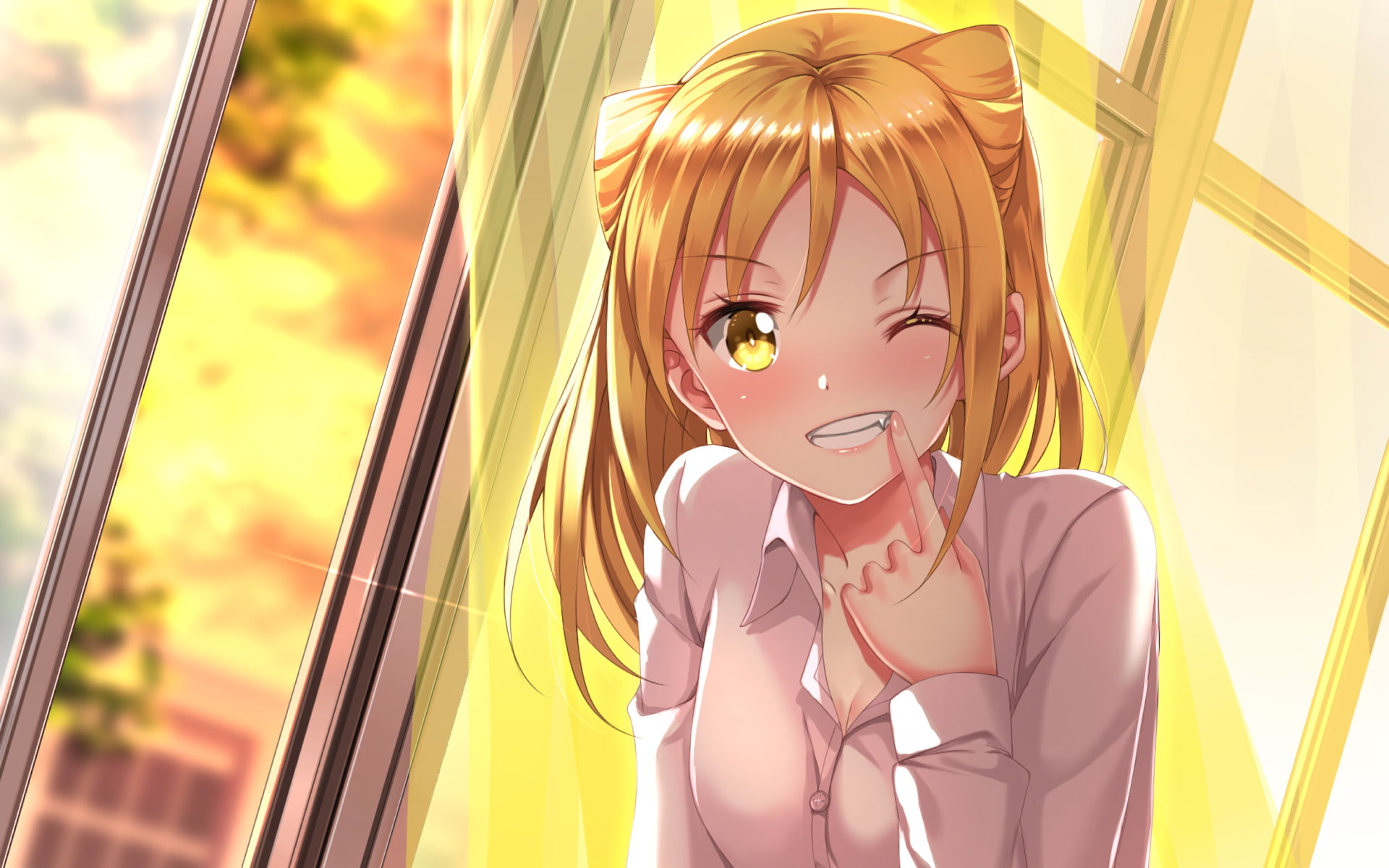 Anime, 1080P, Hikari Takanashi, Interviews With Monster Girls, HD Wallpaper