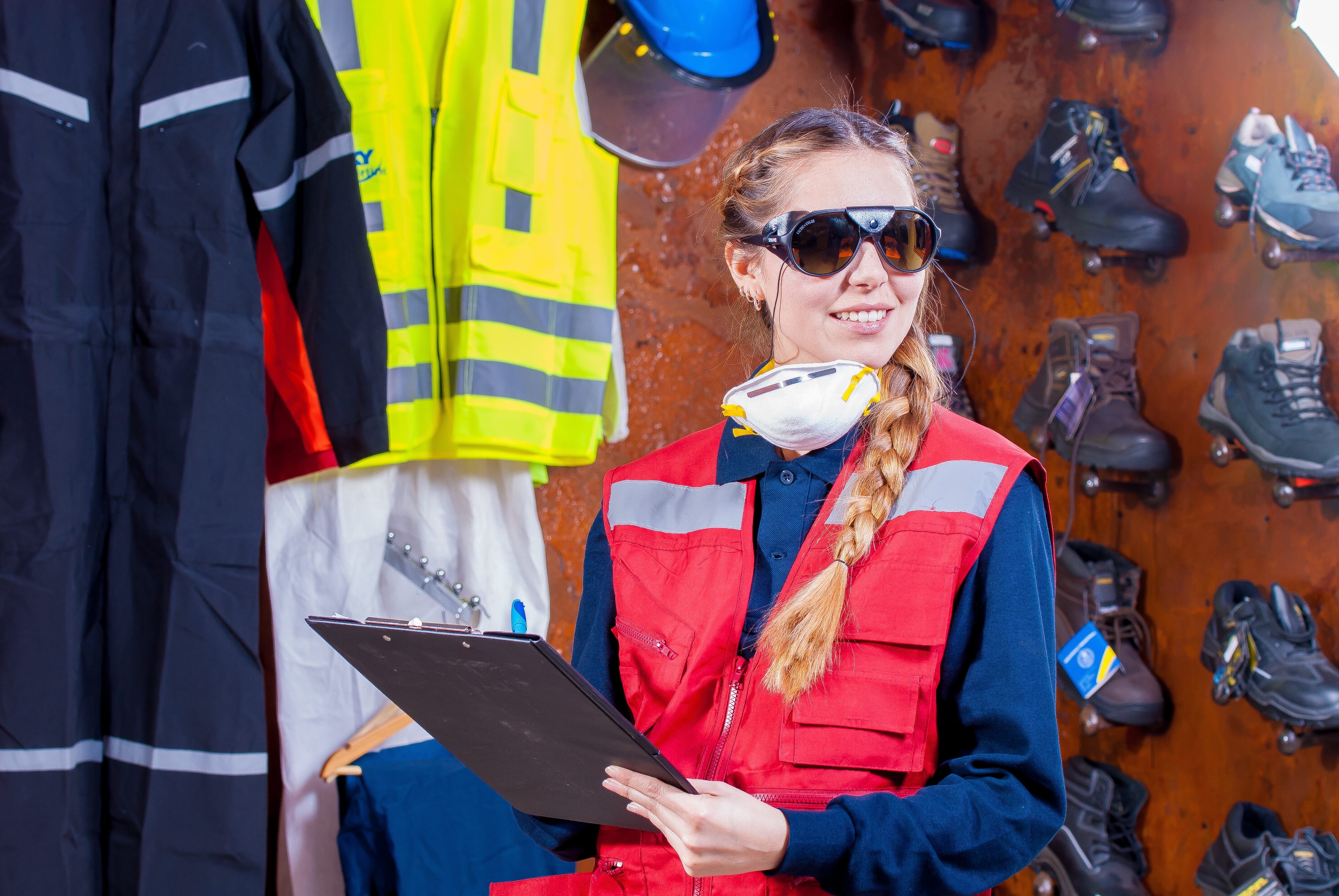 glasses, phone, iphone, supervisor, cellular, clip, adult, respirator, wearing, worker, real people, mobile phone, fashion, young adult, face, women, standing, HD Wallpaper