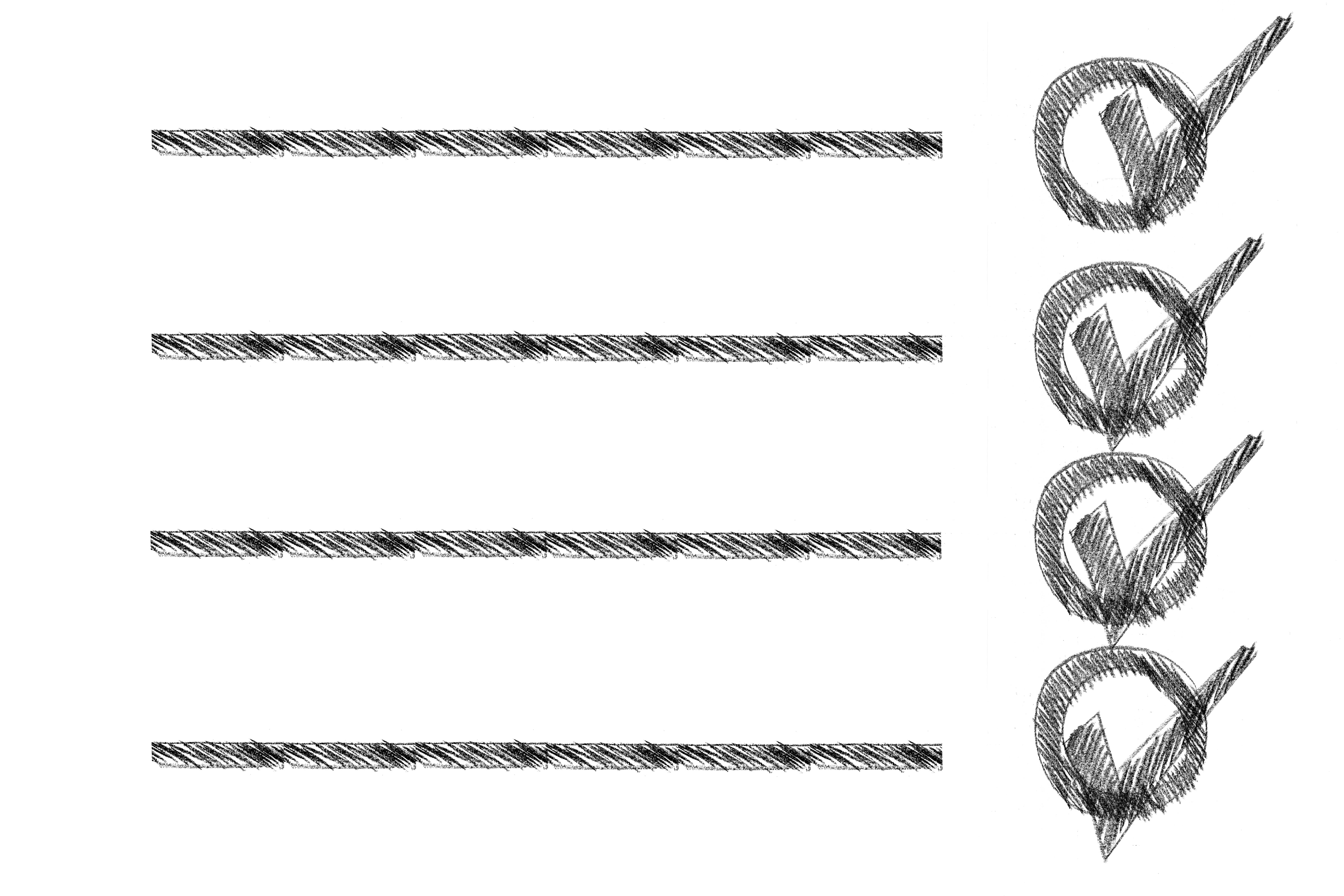 pattern, lines, dashed, illustration, close-up, symbol, single object, number, checklist, white color, strokes, list, black color, indoors, check mark, HD Wallpaper
