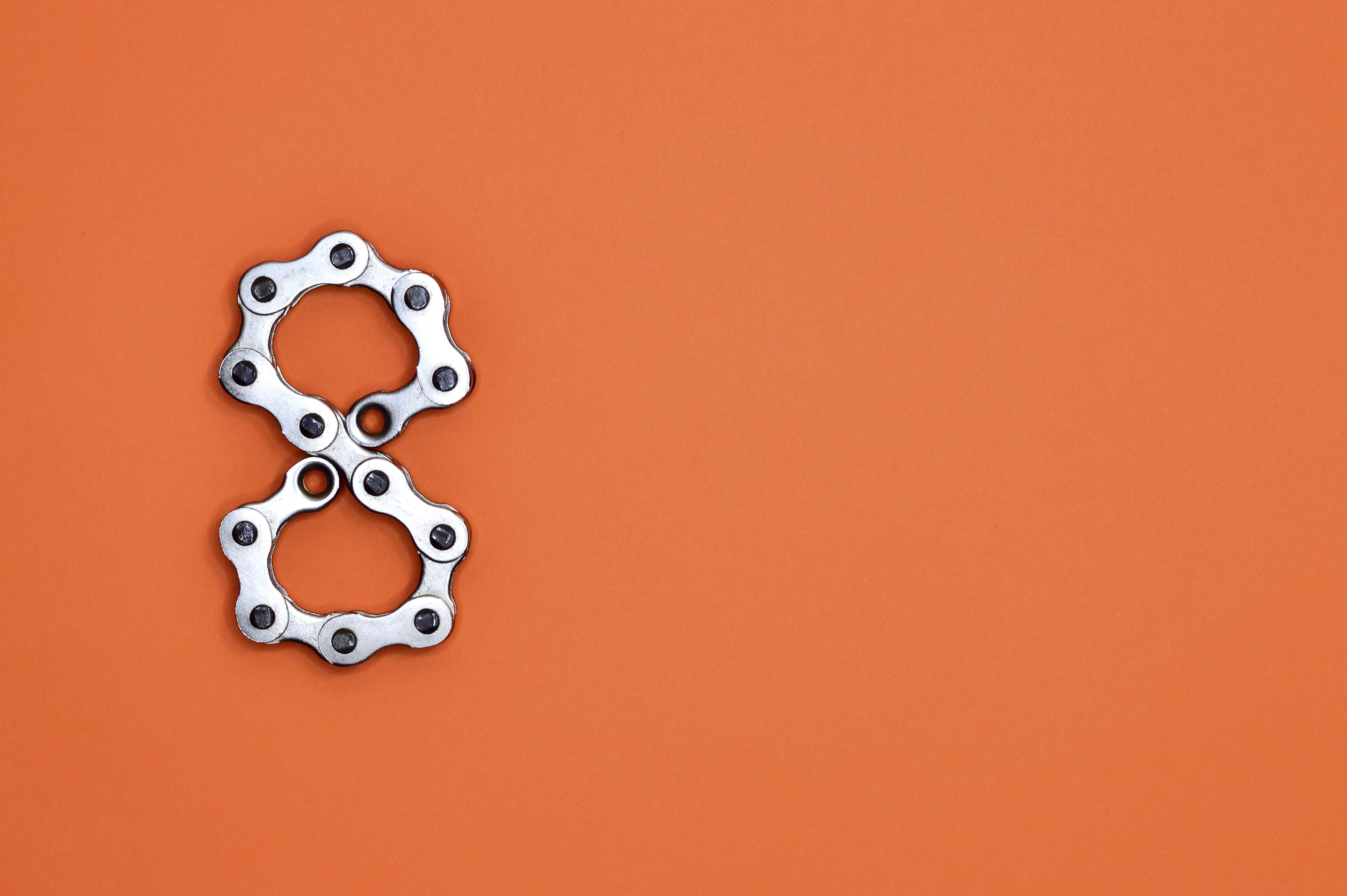 linked, silver, gray, mechanical, modern, reflection, illustration, industry, chrome, food, graphic, symbol, style, food and drink, shine, baked, form, HD Wallpaper