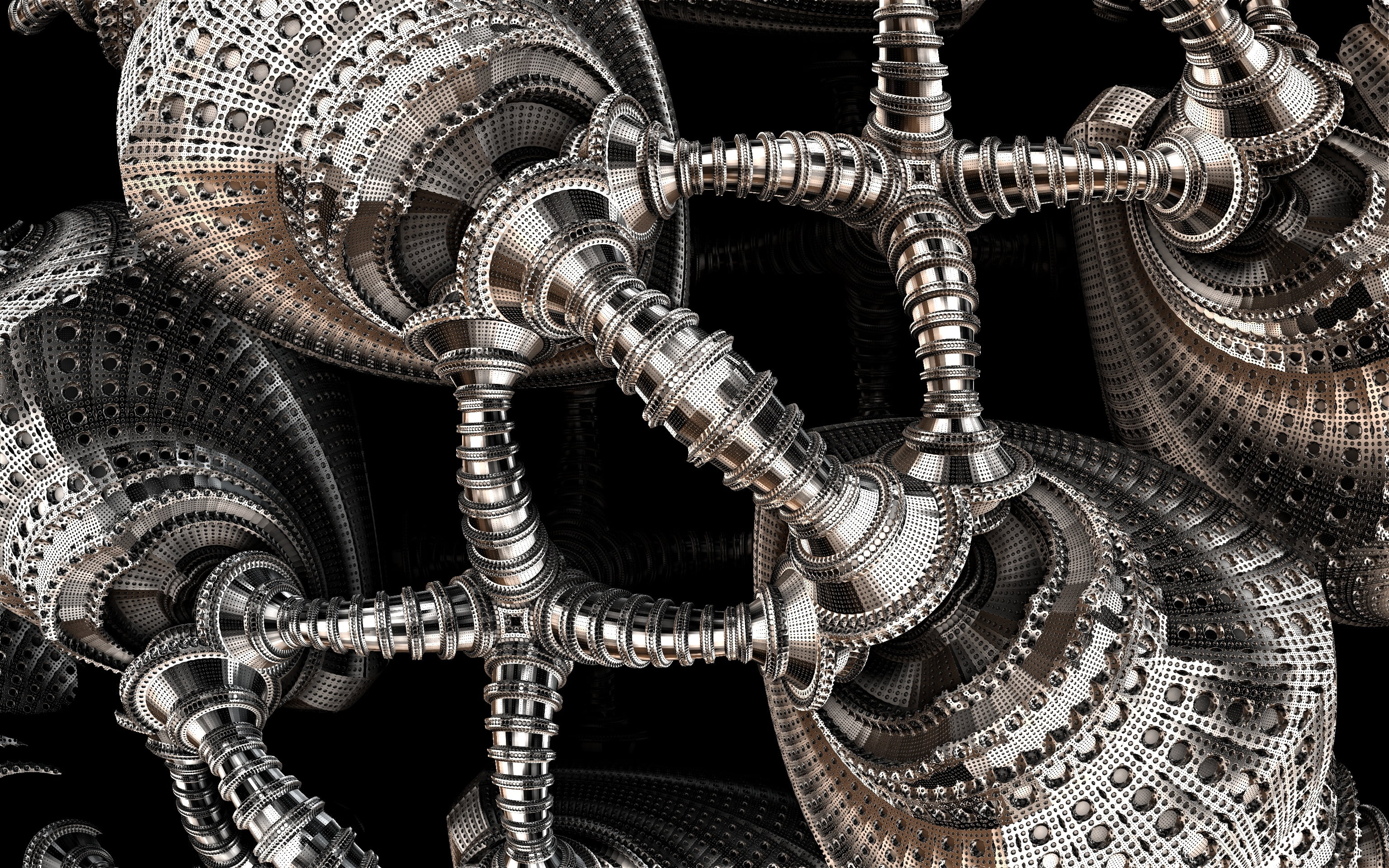 industry, black background, pattern, silver colored, machine Part, connection, spiral, equipment, construction Industry, high angle view, shape, gear, wheel, HD Wallpaper
