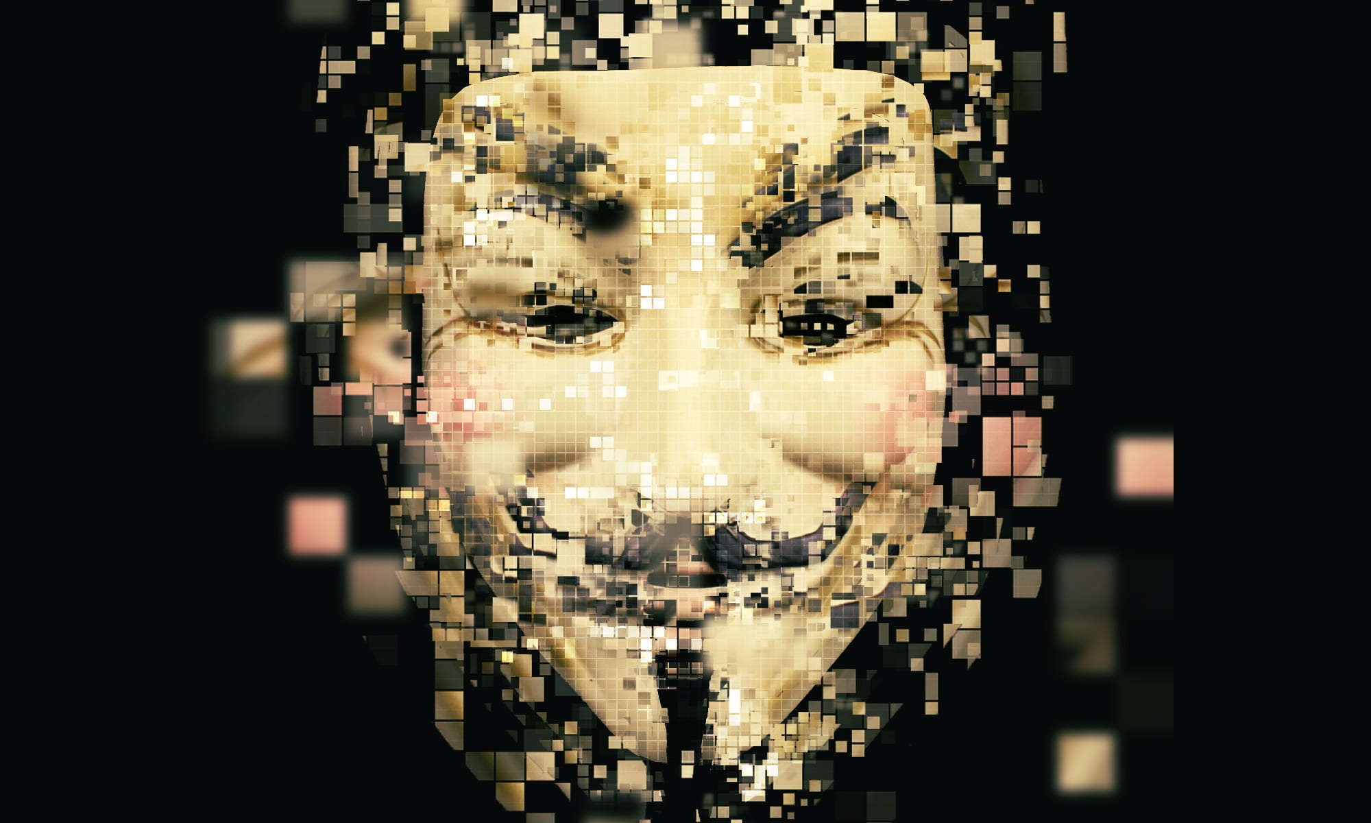 hacktivist, futuristic, abstract, digital, body part, pattern, 1080P, light - natural phenomenon, modern, guy, character, technology, fawkes, design, unity, HD Wallpaper
