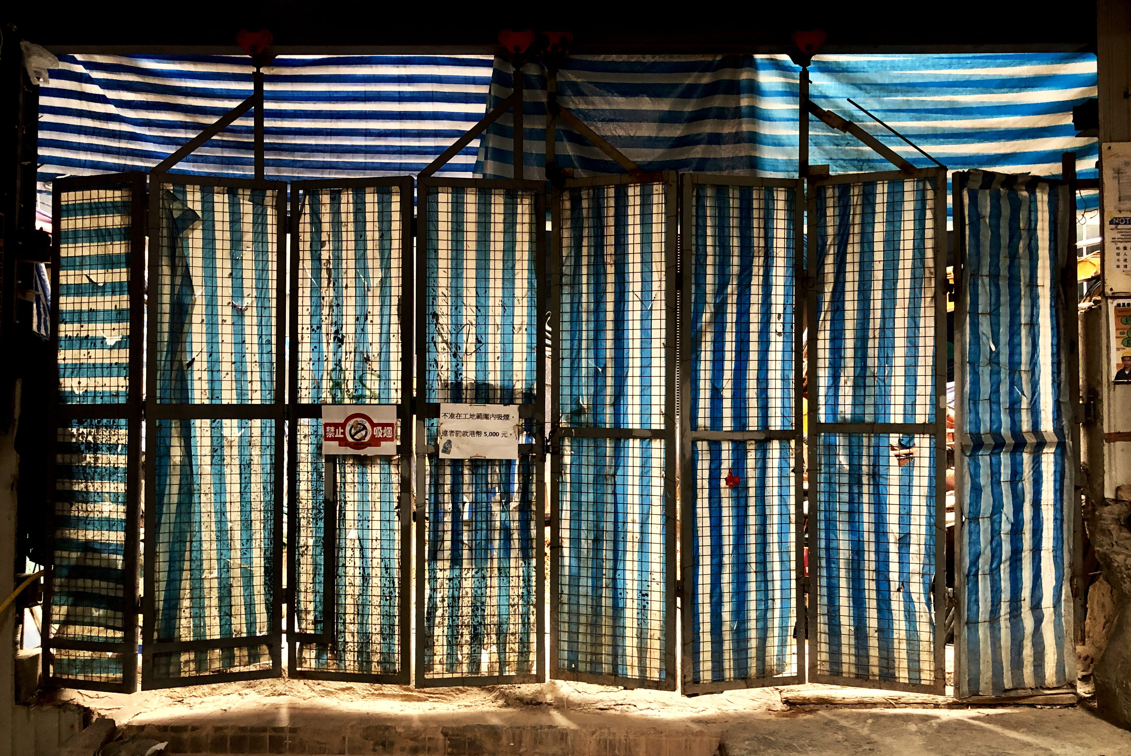 building, geometry, metaphor, prison, close, day, safety, auto post production filter, built structure, security, blue, workinprogress, brown, geometric, HD Wallpaper