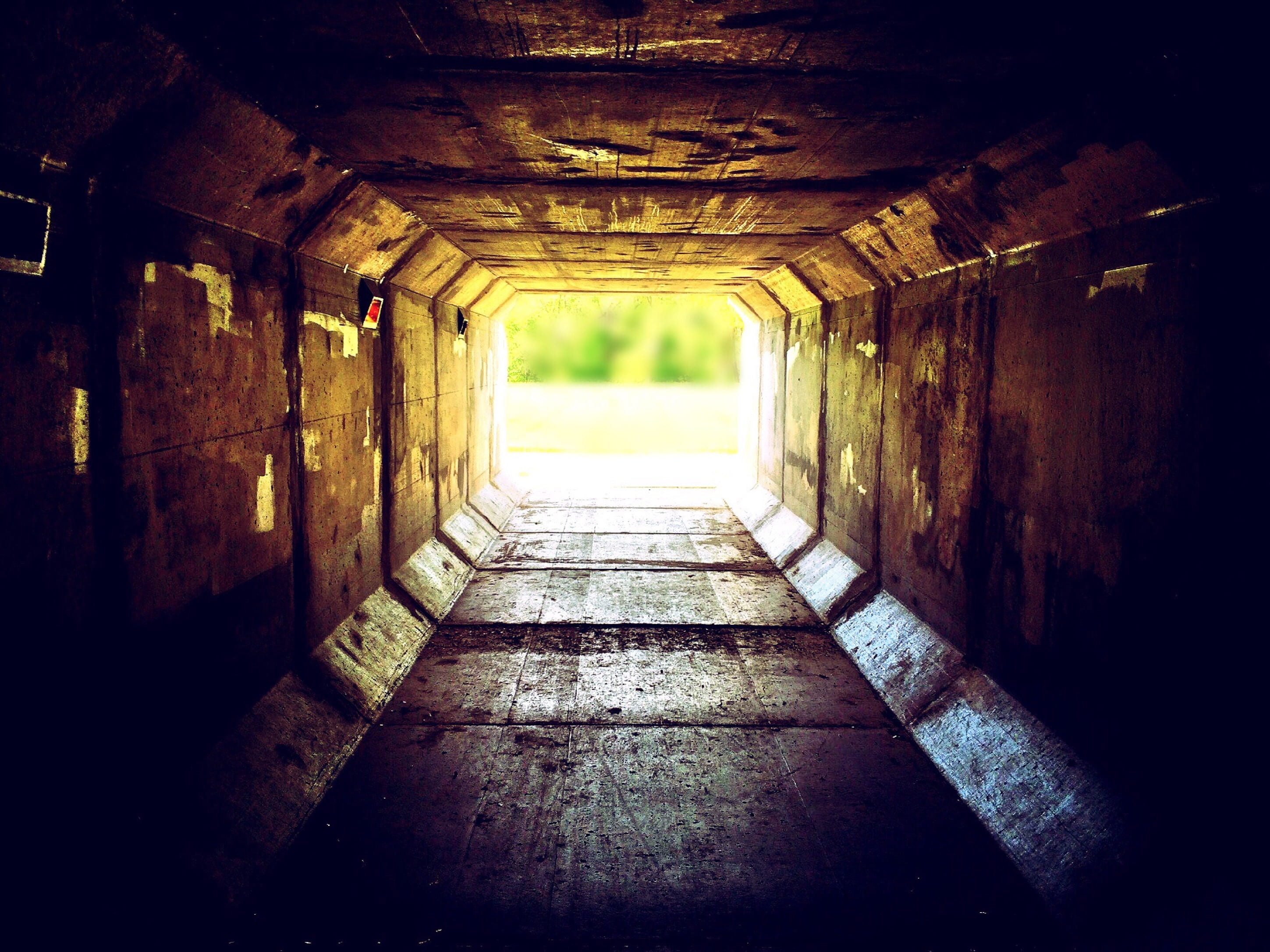 input, no people, reinforced concrete, ceiling, urban, concrete, city, channel, wall - building feature, day, 2K, tunnel, the way forward, light at the end of the tunnel, HD Wallpaper