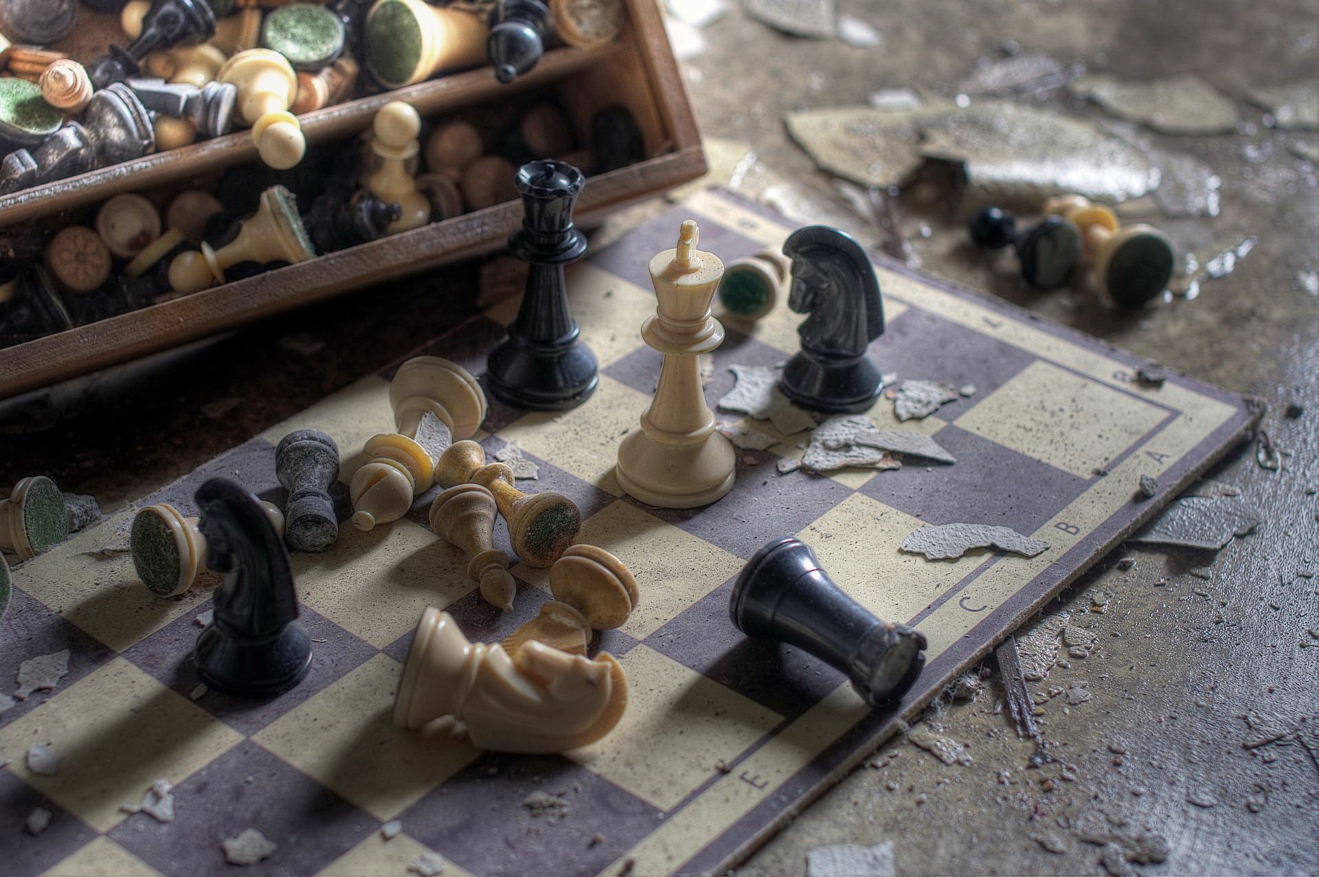 closeup, d, 1080P, chess, HD Wallpaper