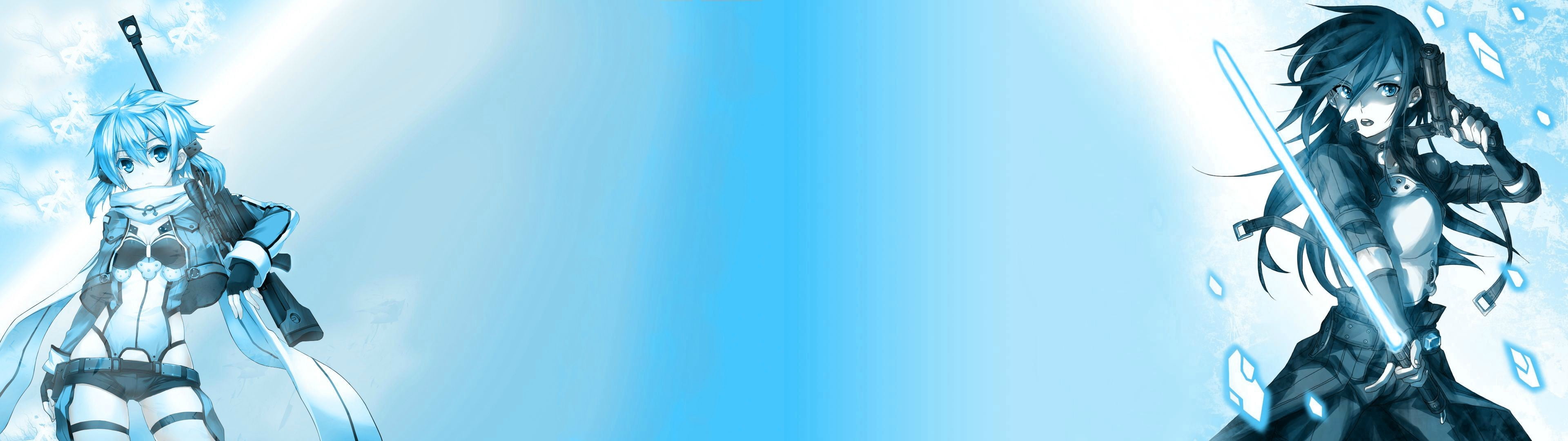 Sword Art Online, female, 4K, simple background, winter, cold temperature, no people, technology, plant, anime, game, bright, nature, copy space, haired, HD Wallpaper