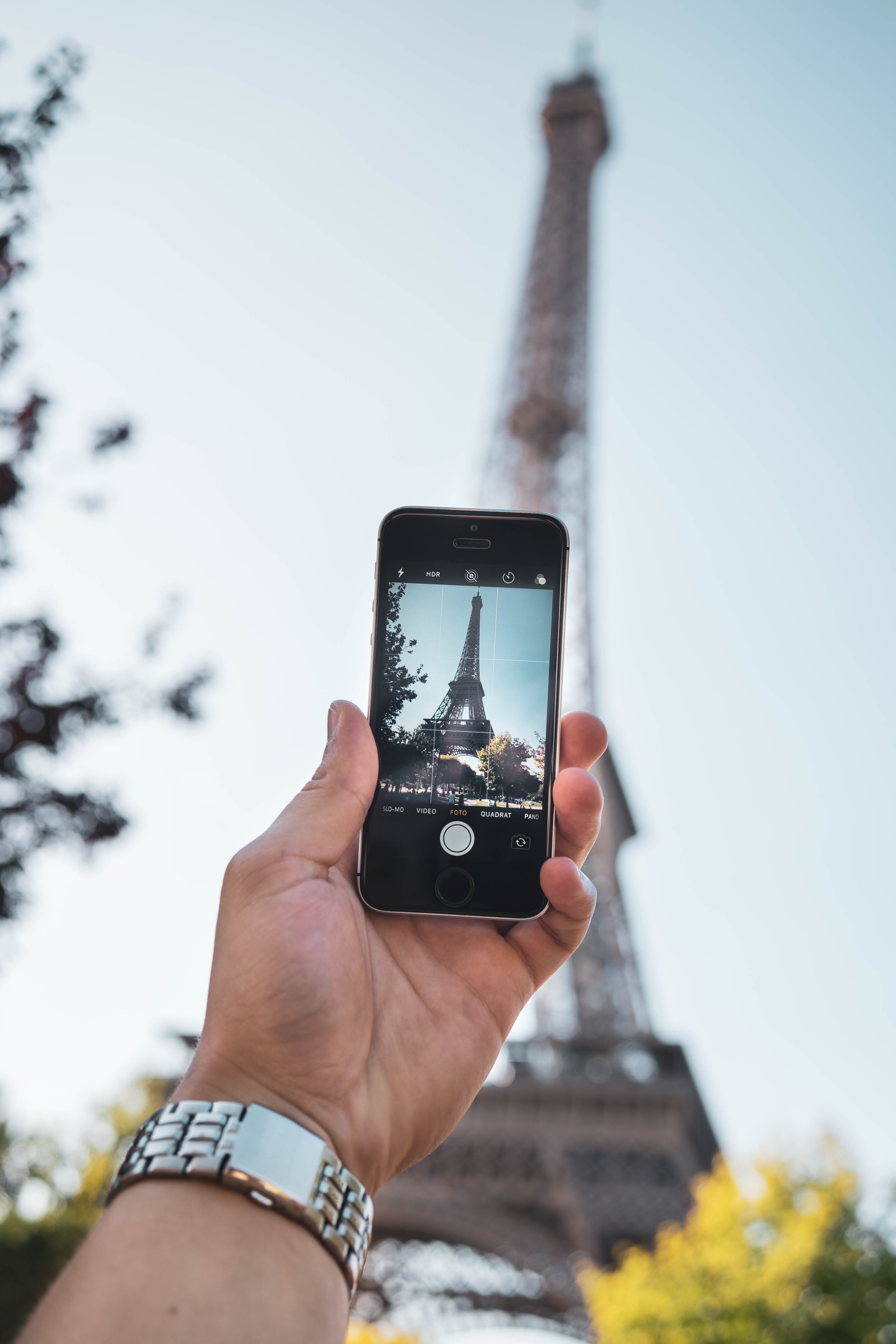 technology, wireless, personal perspective, finger, touchscreen, taking, photographing, landscape, device, focus on foreground, communication, architecture, Phone HD Wallpaper