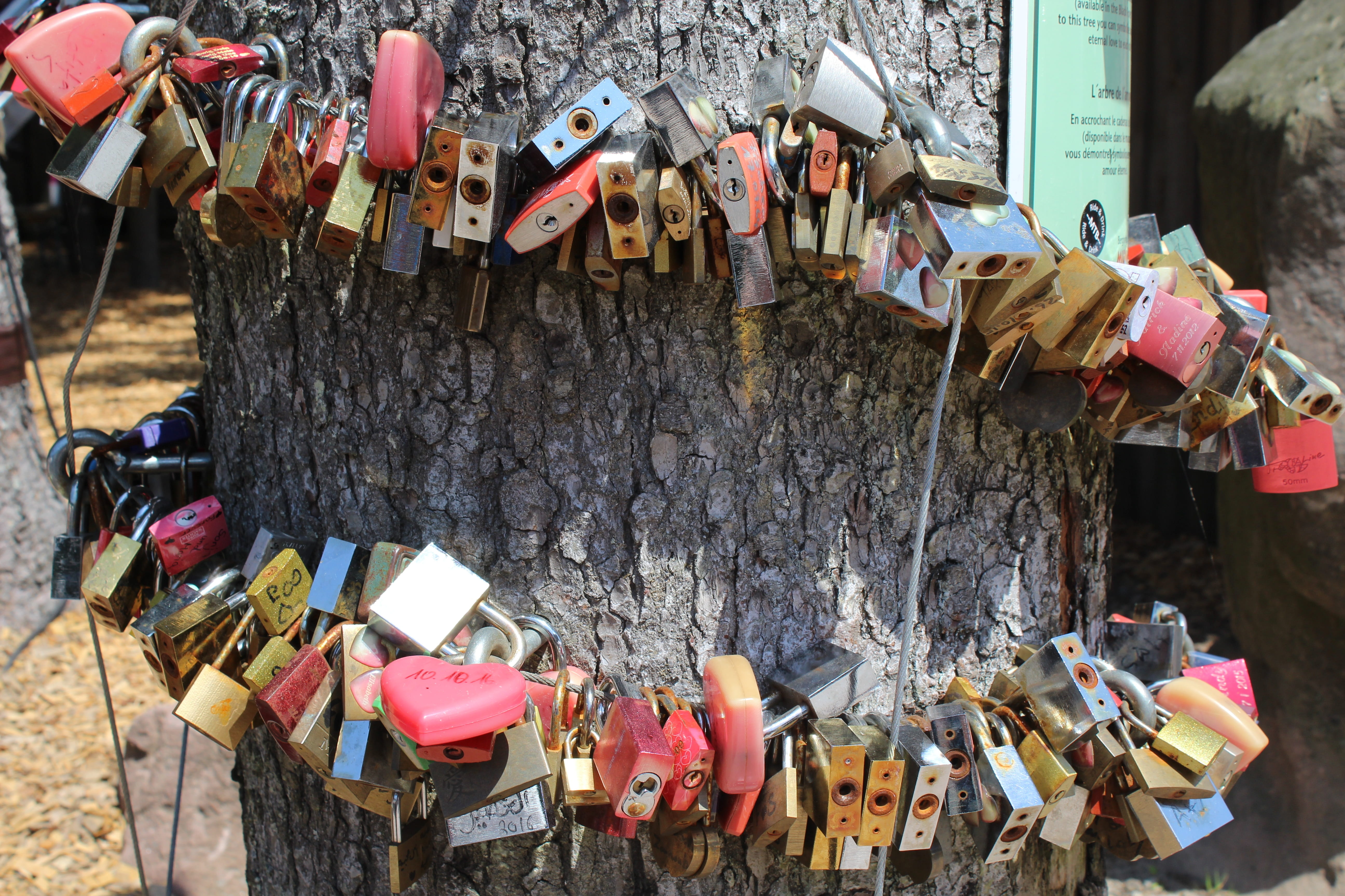 lock, love symbol, hanging, connected, no people, affiliated, padlock, security, protection, abundance, affection, connection, built structure, outdoors, HD Wallpaper