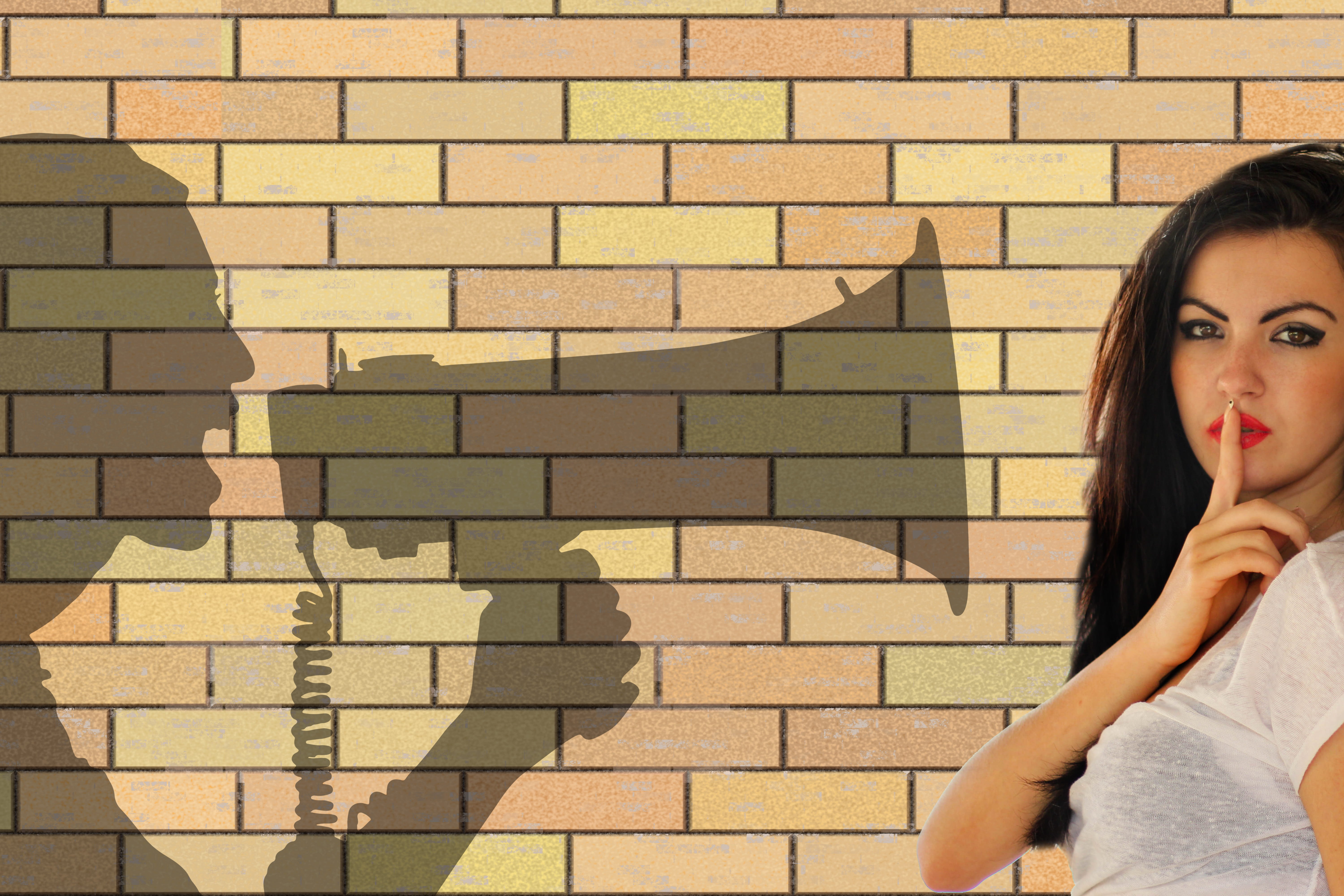 portrait, brick, wall - building feature, one person, looking at camera, contemplation, teenager, balloons, lips, day, woman, leisure activity, architecture, HD Wallpaper