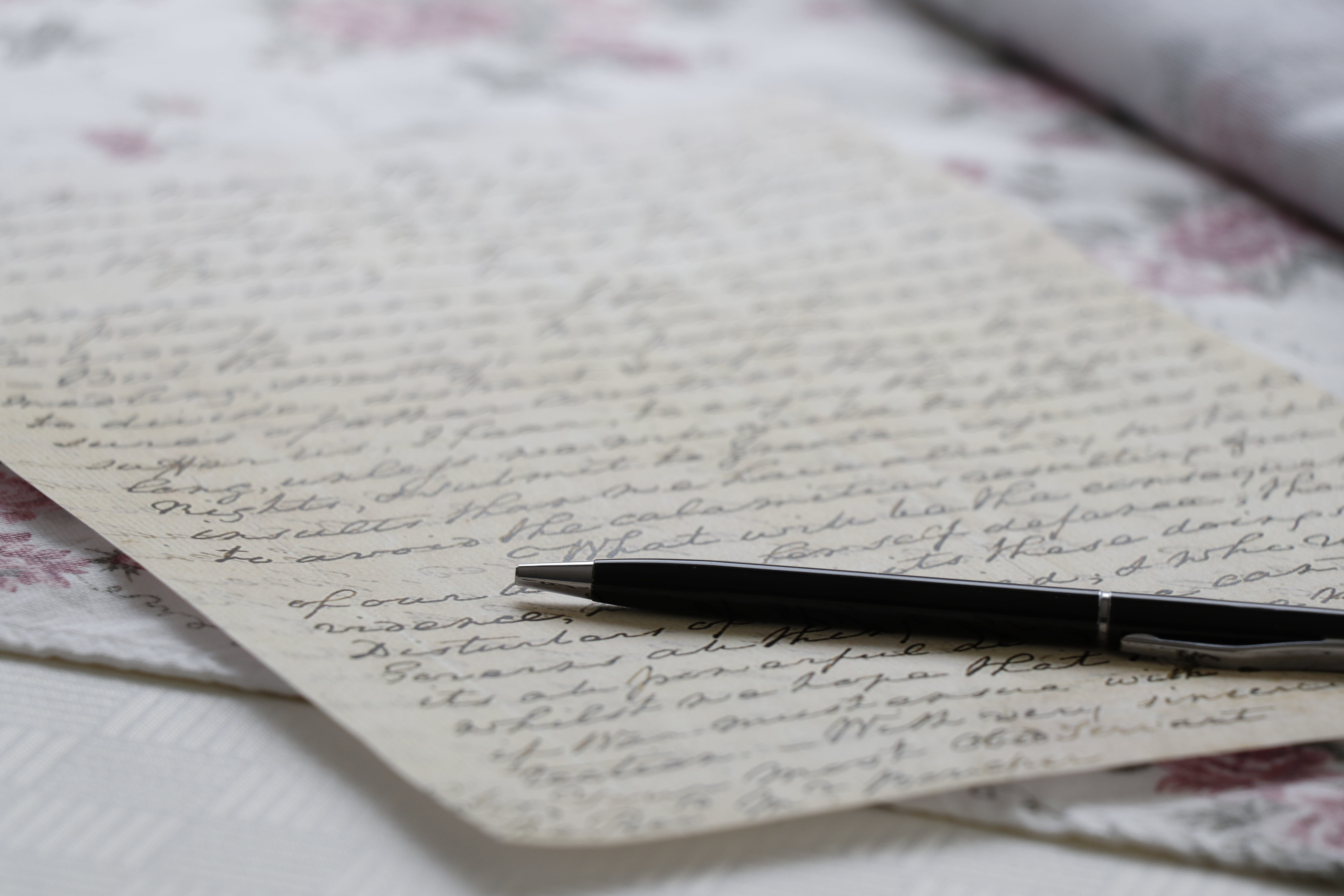 fountain pen, memories, document, education, open, letter, no people, sadness, handwriting, nostalgia, 5K, publication, paper, selective focus, vintage, HD Wallpaper