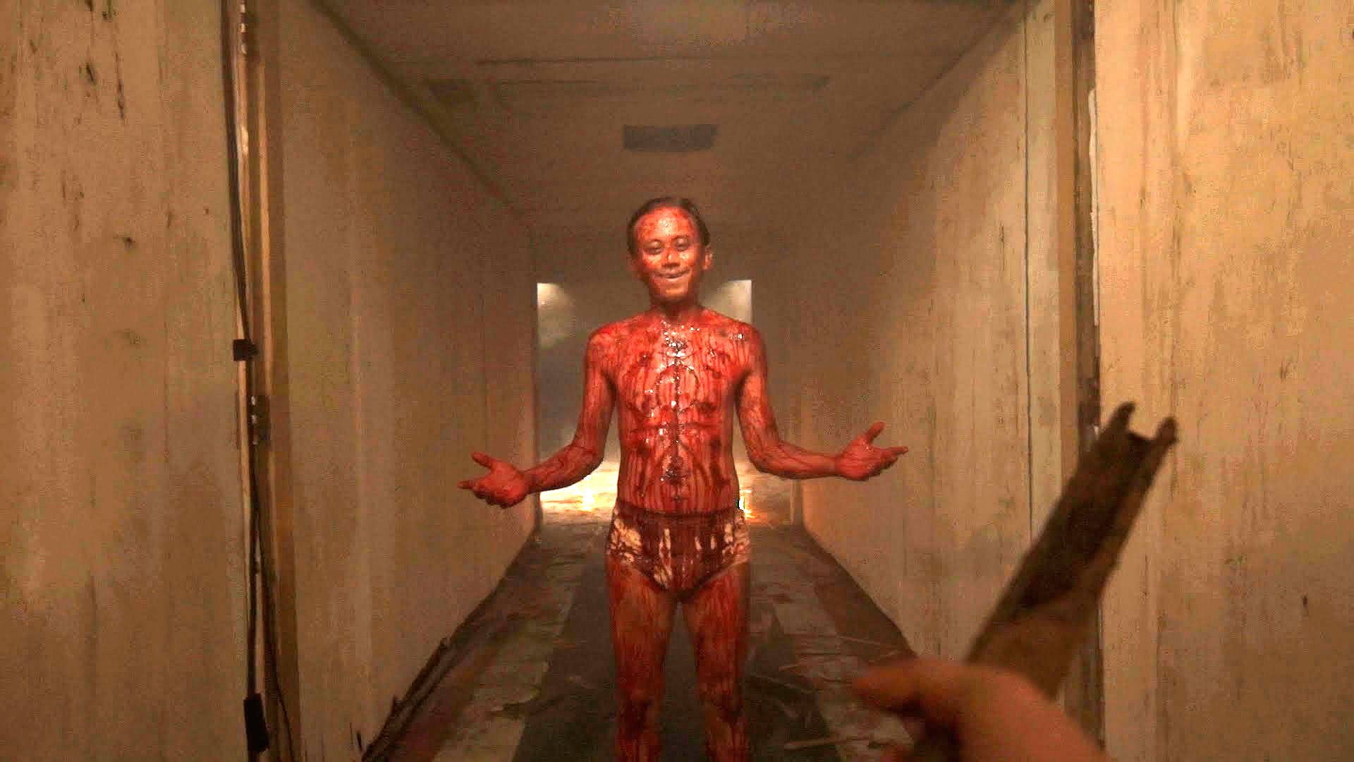 blood, viral, 1080P, 1vhsvirul, dark, vhs, thriller, horror, evil, HD Wallpaper