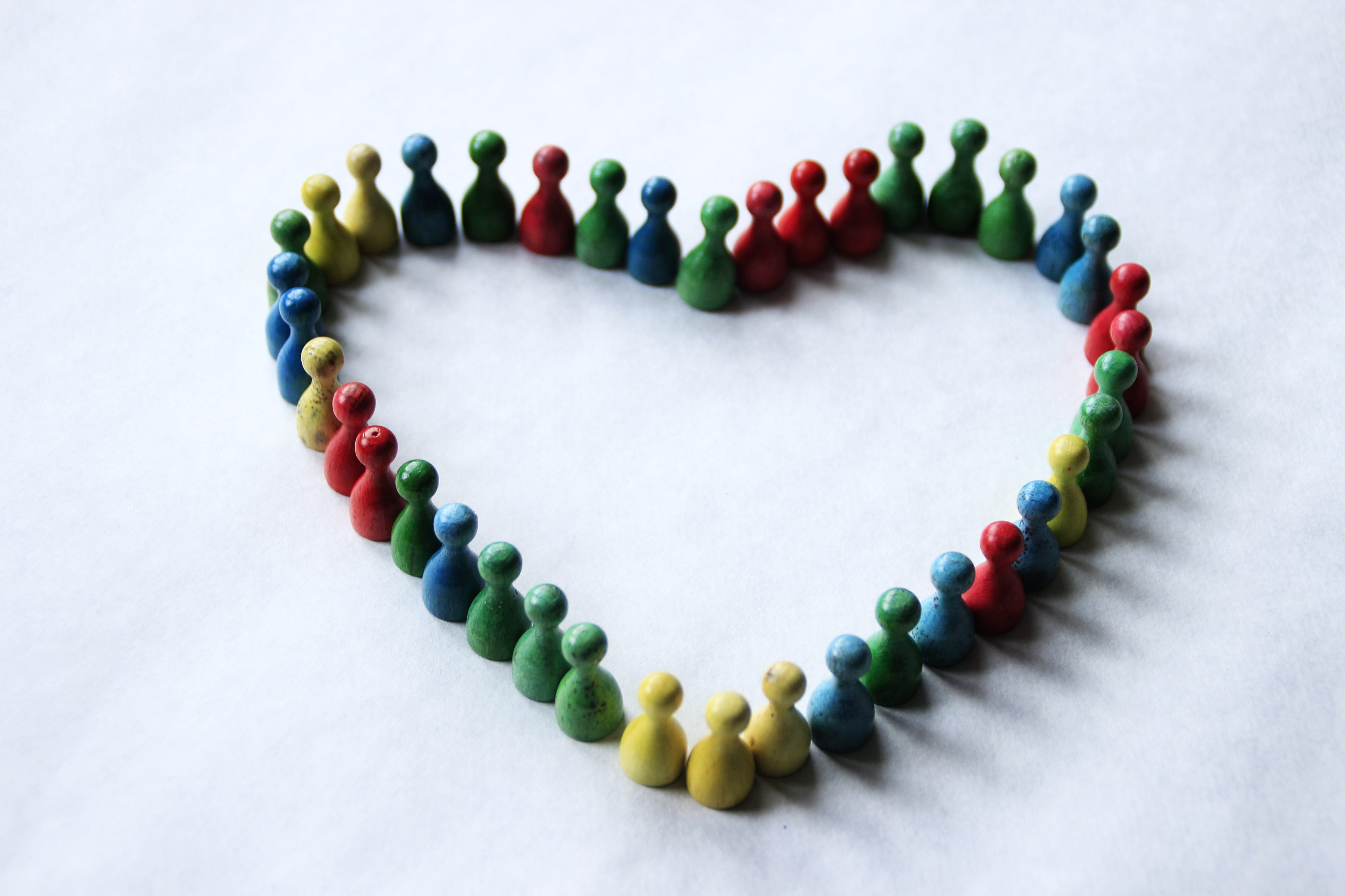 humans, society, circle, emotion, heart shape, valentines day - holiday, startup, global, project, large group of objects, green color, group, jewelry, HD Wallpaper