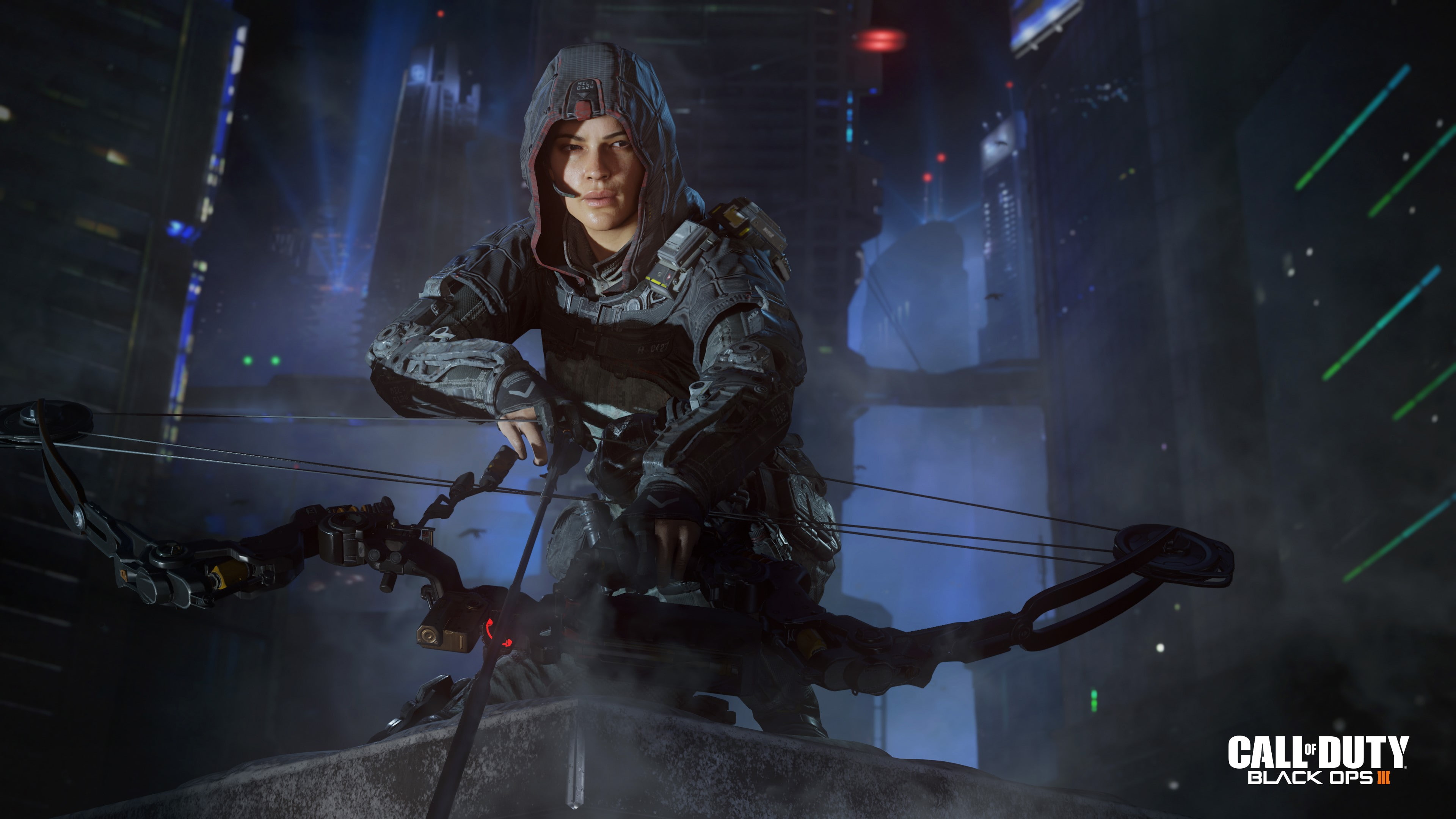 Black ops iii, hairstyle, 4K, young adult, communication, looking, mouth open, arts culture and entertainment, one person, Alessandra castillo, clothing, HD Wallpaper