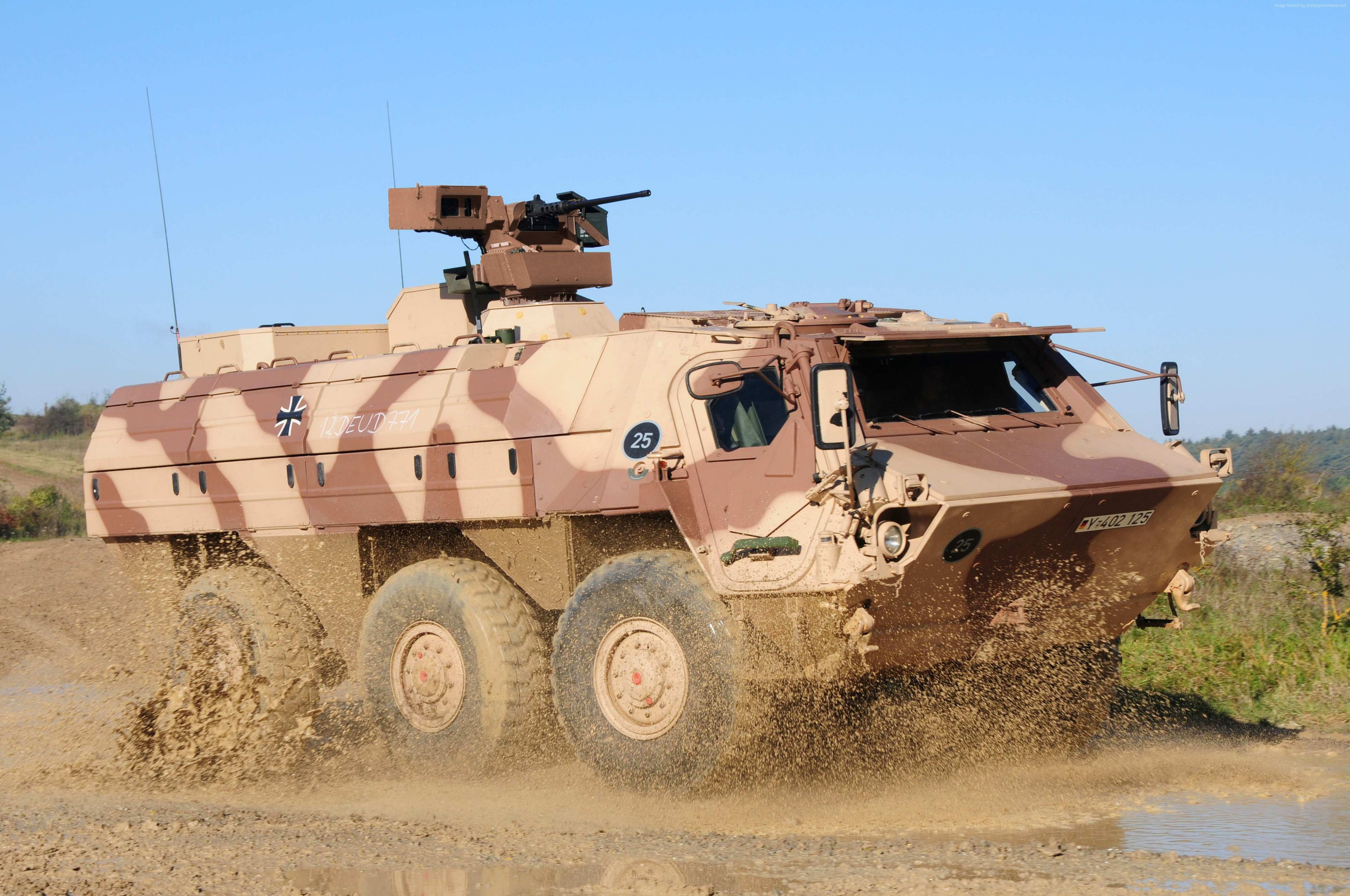 Fox, M93, Fuchs, Bundeswehr, TPz, APC, armoured personnel carrier, 4K, HD Wallpaper