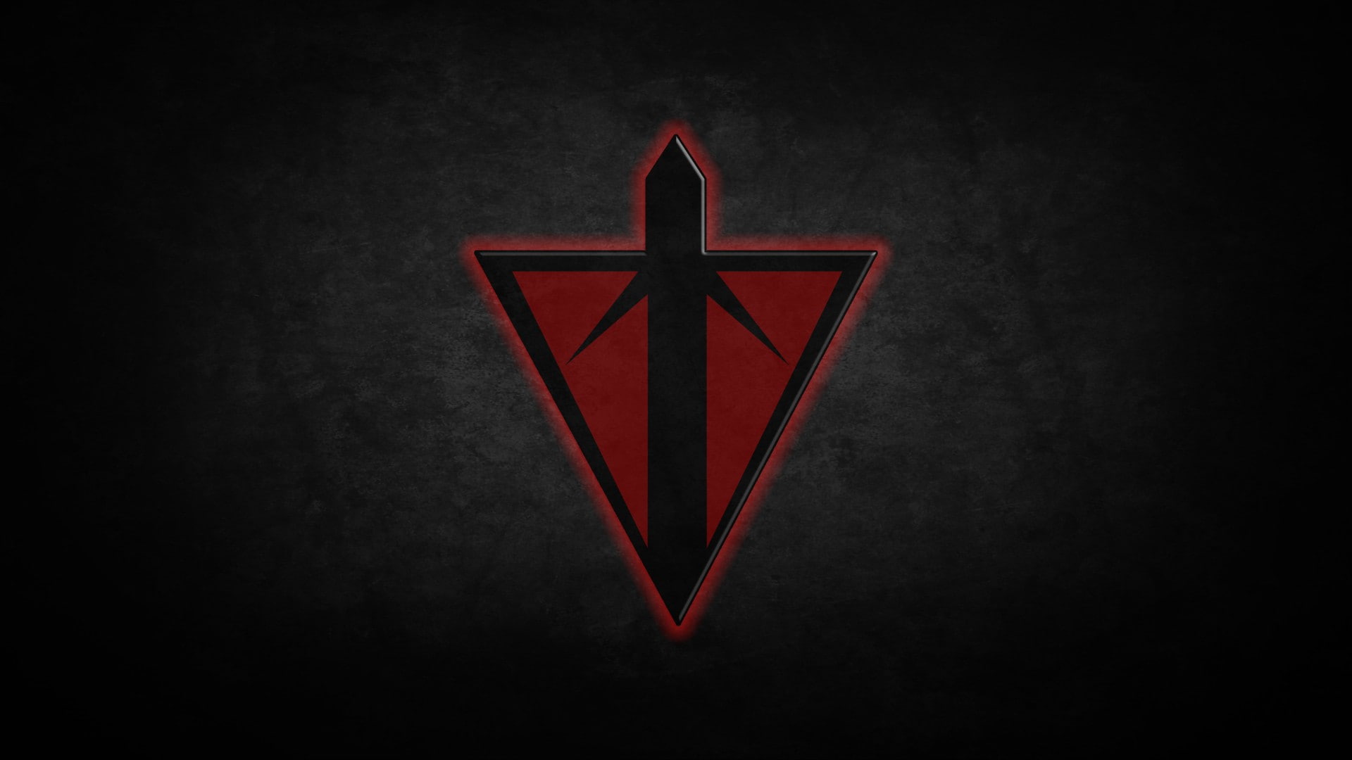 hanging, shape, red, studio shot, indoors, black color, communication, Planetside 2, sign, night, dark, Terran Republic, 1080P, warning sign, emotion, HD Wallpaper