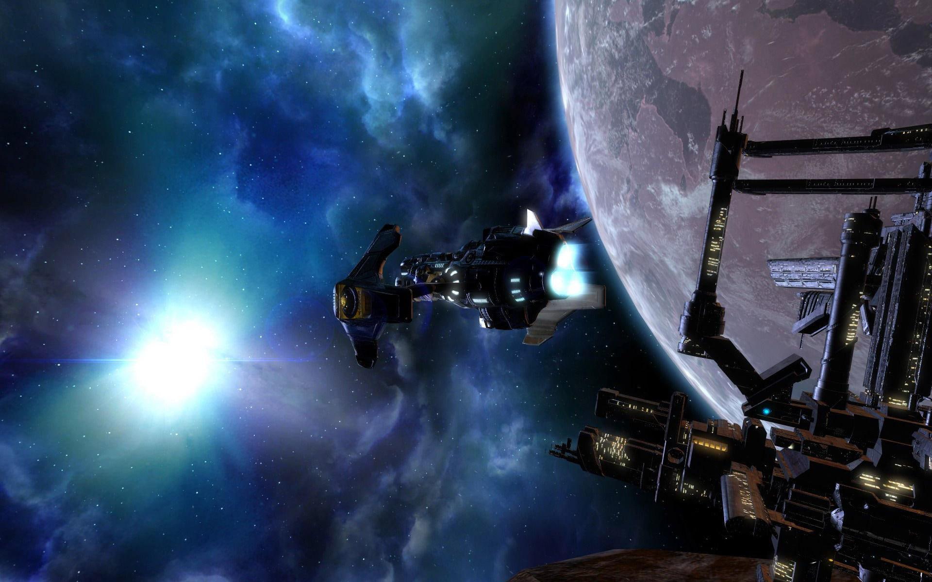 1920x1200, astranaut, terran, photo, games, x3: terran conflict, 1080P, galaxy, conflict, x, HD Wallpaper