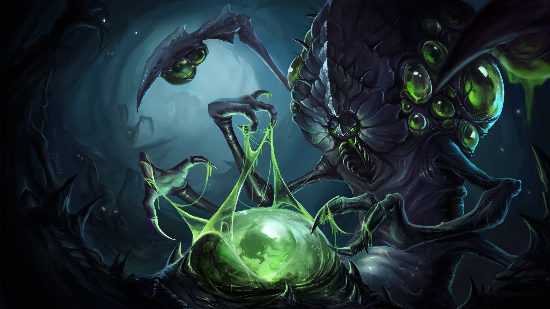 Starcraft, Abathur (StarCraft), StarCraft II: Heart of the Swarm, 1080P, HD Wallpaper