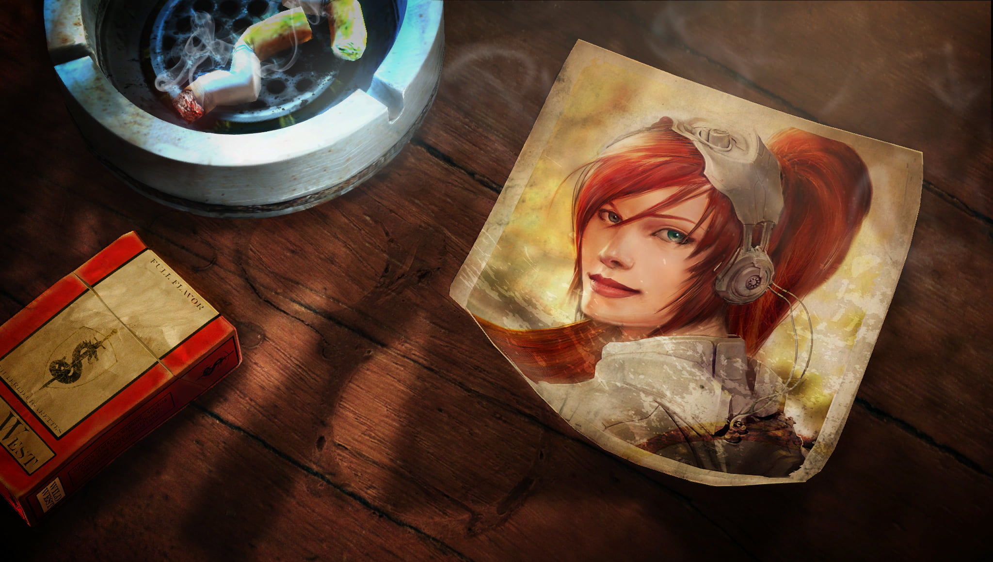 young adult, art and craft, women, creativity, Starcraft II, video games, 1080P, human representation, wood - material, wood, contemplation, hardwood floor, HD Wallpaper