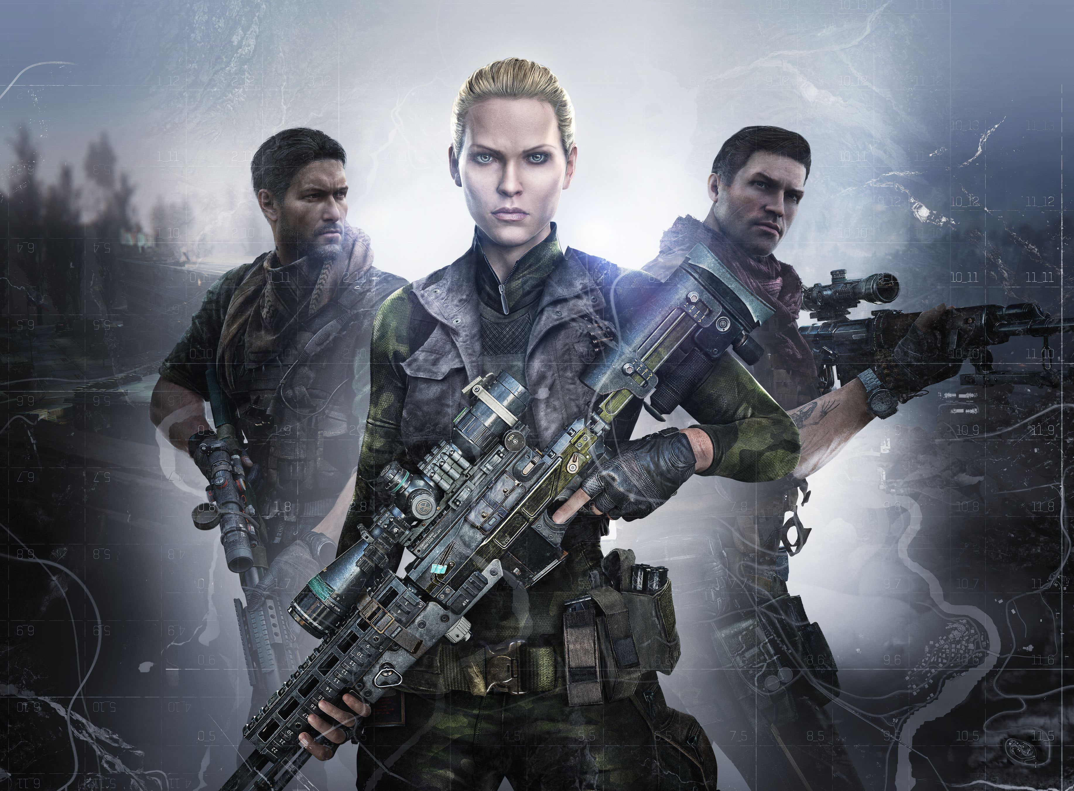 men, Sniper: Ghost Warrior 3, weapon, soldier, video games, 2K, women, HD Wallpaper