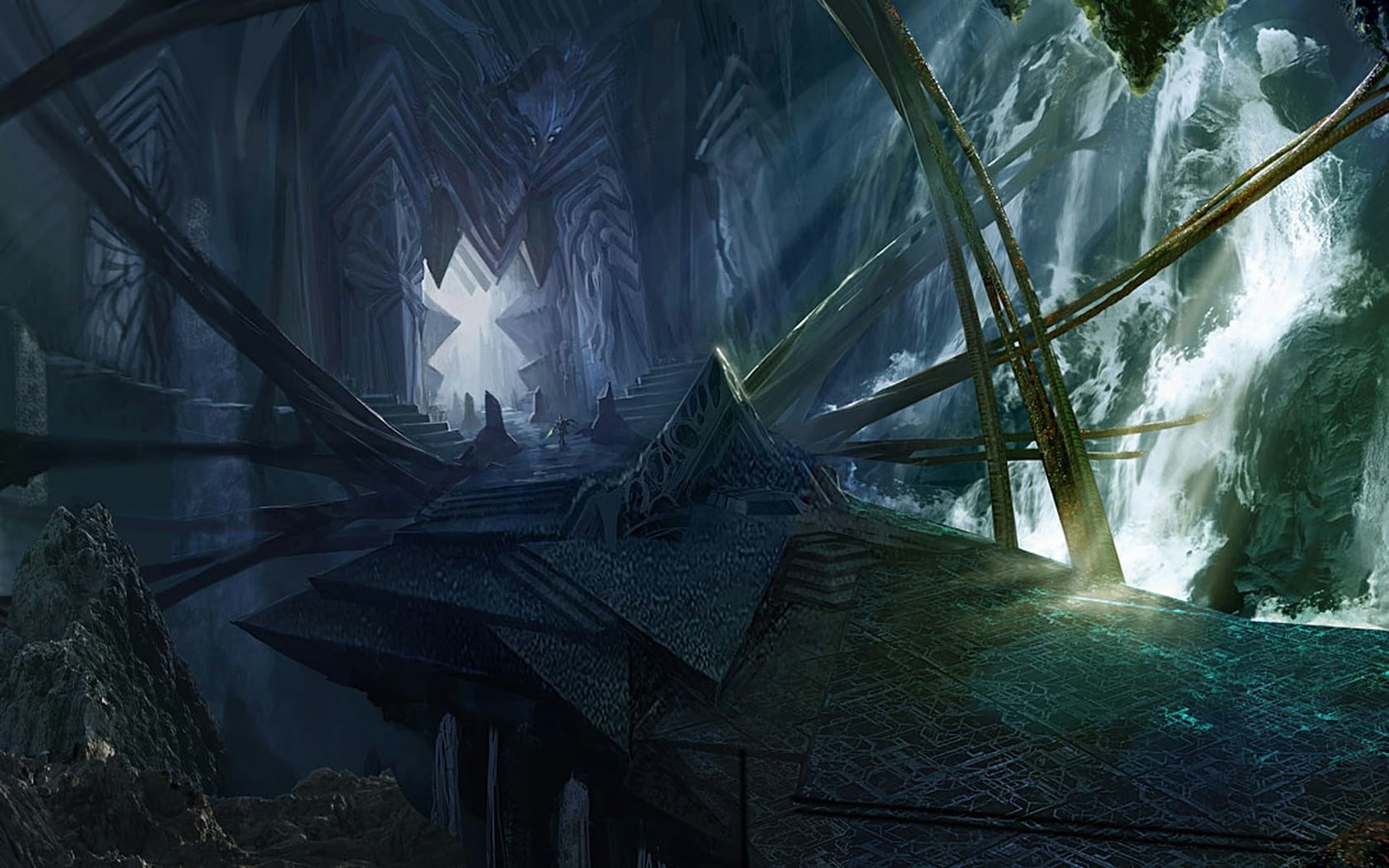 xel, 720P, mystery, Zeratul, video, art, Starcraft 2, starcraft, naga, exploring, games, Xel naga, hd, HD Wallpaper