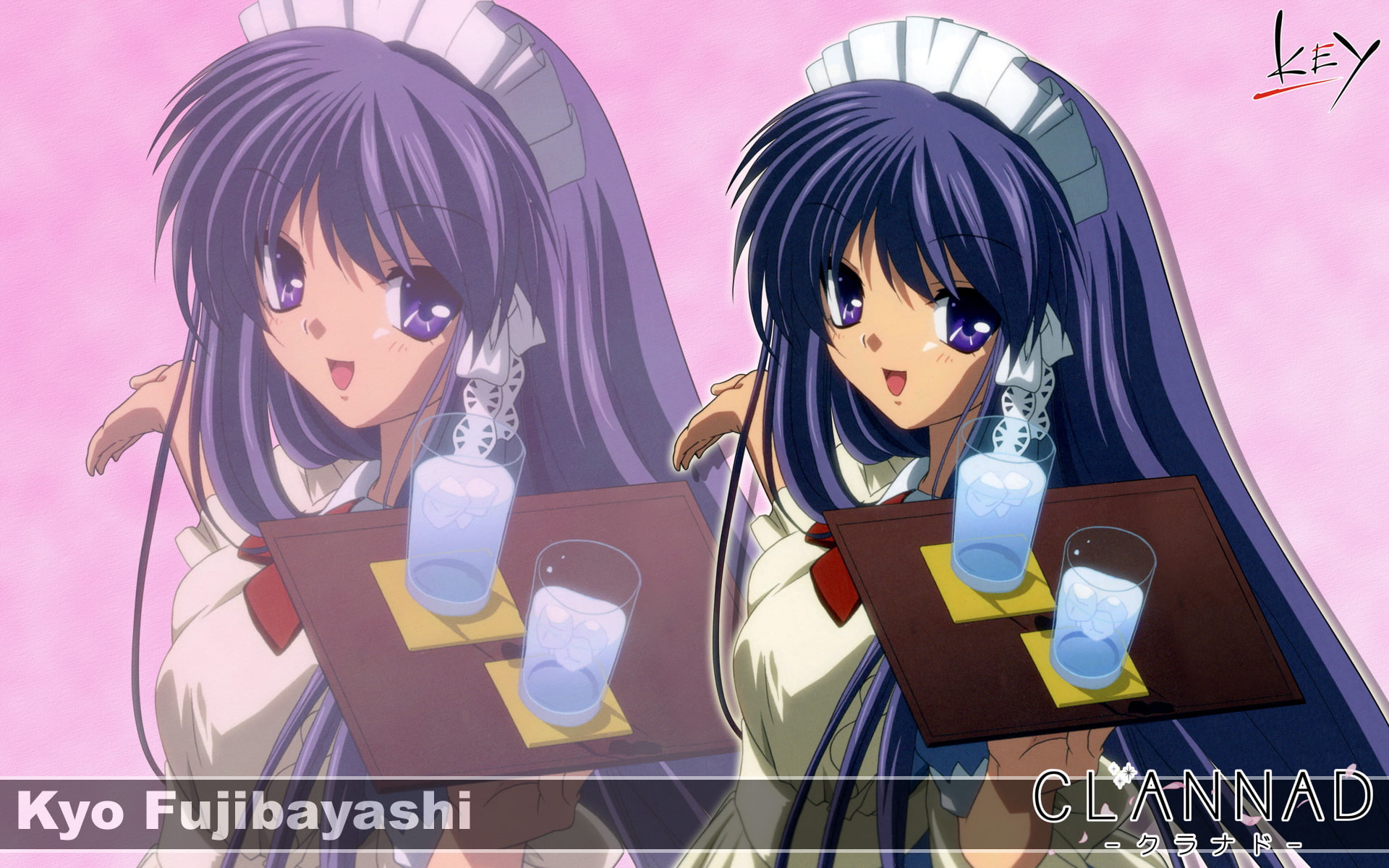 anime, anime girls, Clannad, long hair, test kyou, please ignore, Fujibayashi Kyou, 1080P, HD Wallpaper