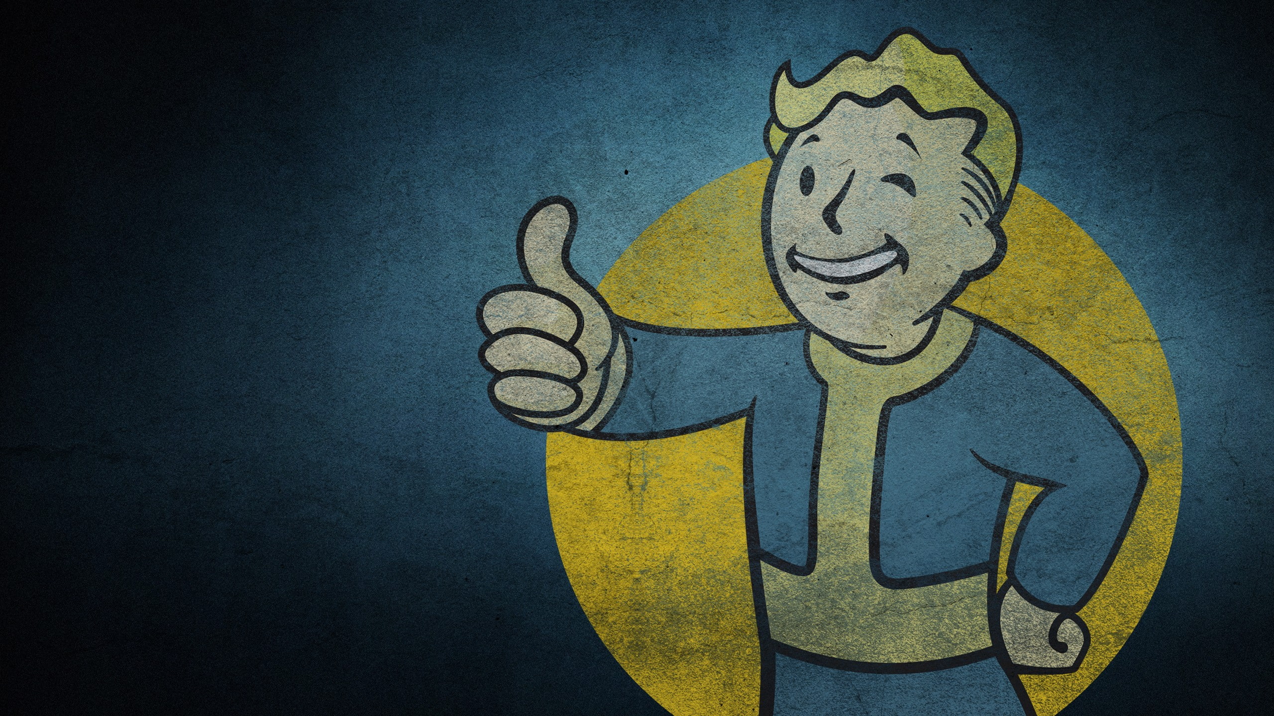 Vault Boy, Thumbs Up, Fallout, video games, 2K, Fallout 3, HD Wallpaper