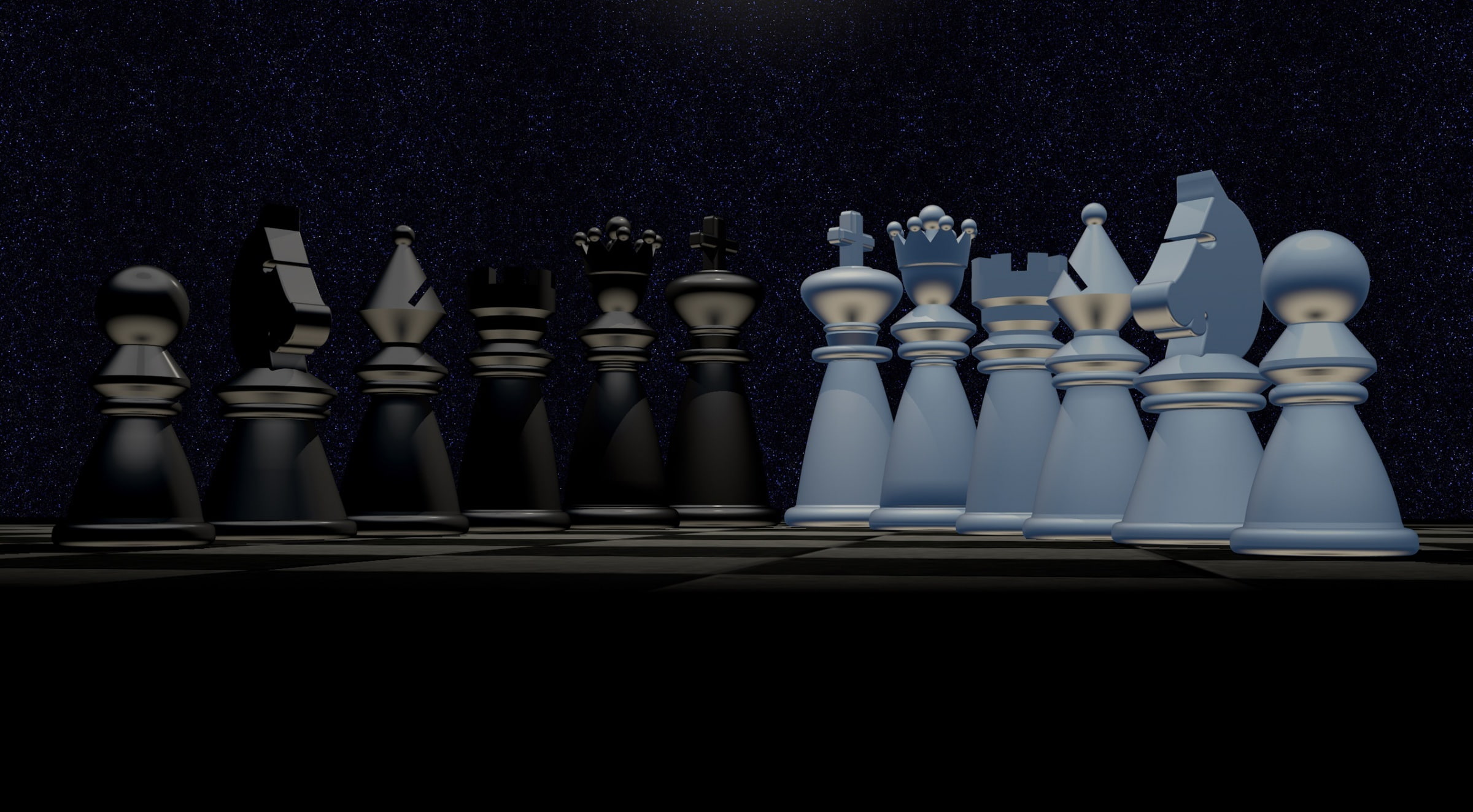 no people, queen - chess piece, king - chess piece, strategy game, bishops, game, board game, Games, Night, springer, game board, arts culture and entertainment, HD Wallpaper