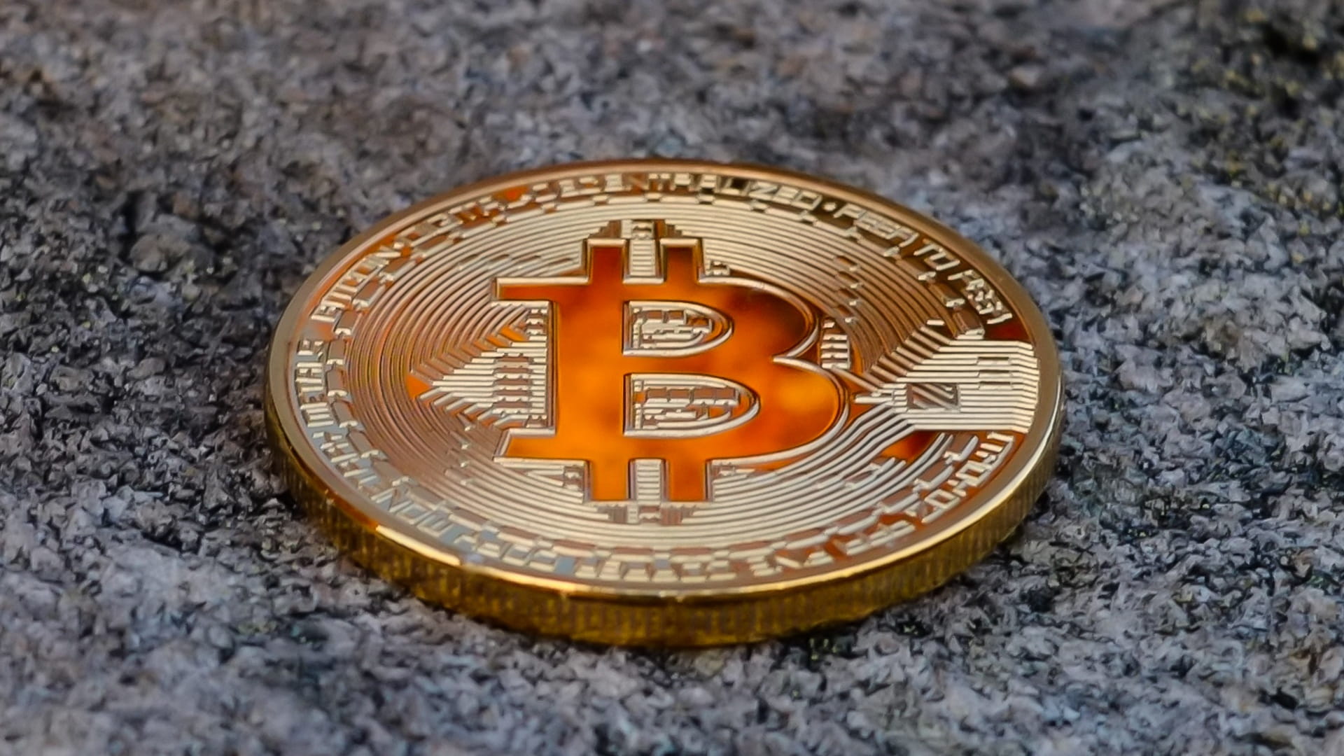cryptocurrency, circle, shape, number, bitcoin, currency, close-up, still life, communication, day, single object, metal, high angle view, architecture, HD Wallpaper