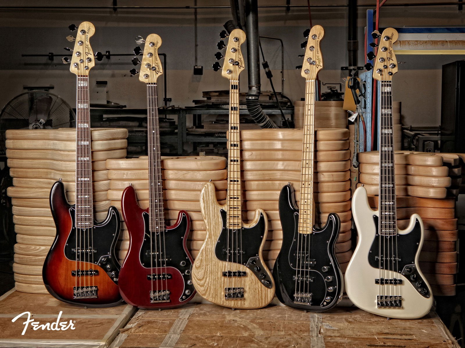 p bass, fender, j bass, bass, 720P, guitars, HD Wallpaper